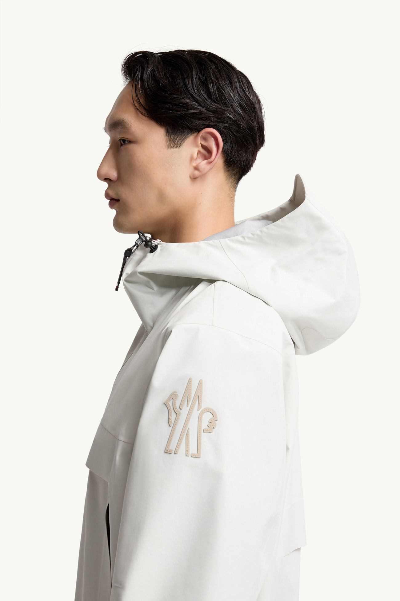 Heim GORE-TEX® Laminate Hooded Insulated Ski Jacket Men White Moncler 1