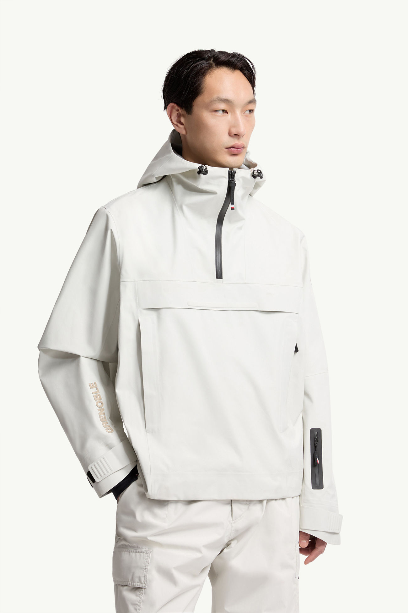Giacca da sci in GORE-TEX Laminato Heim con Cappuccio Uomo Bianco Moncler 3