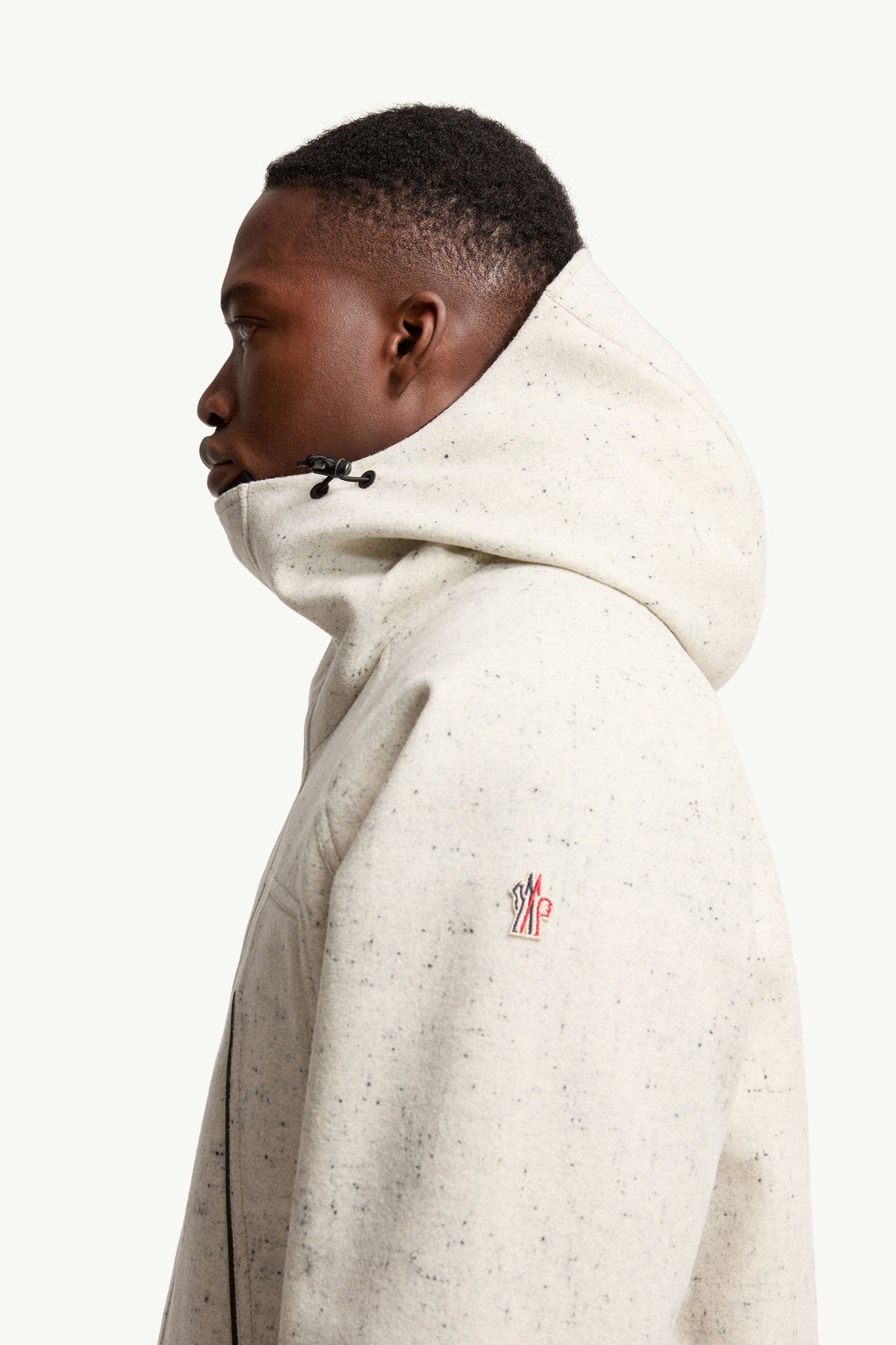 Marnaz男士羊毛连帽羽绒夹克外套 男士 白色 Moncler 1