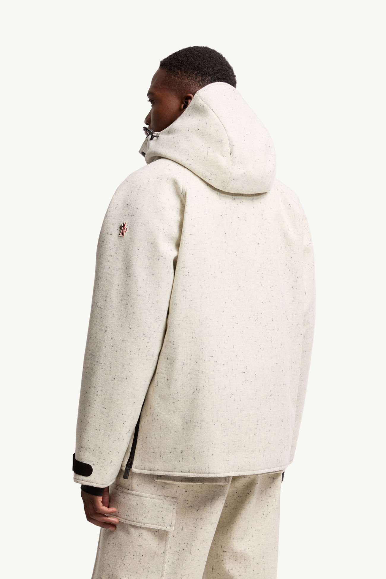 Marnaz Technical Wool Hooded Insulated Ski Jacket Men White Moncler 4