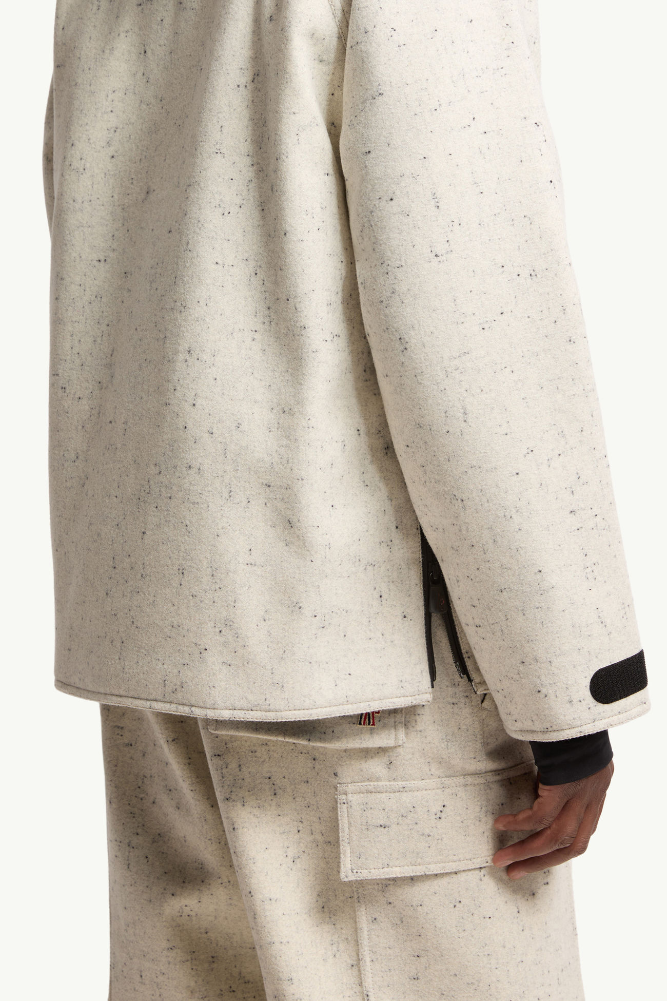 Plumífero de esquí con capucha de lana técnica Marnaz Hombre Blanco Moncler 6