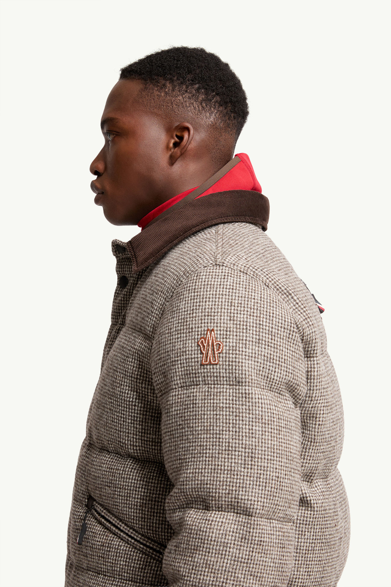 Elgon Wool Insulated Ski Jacket Men Grey Moncler 1