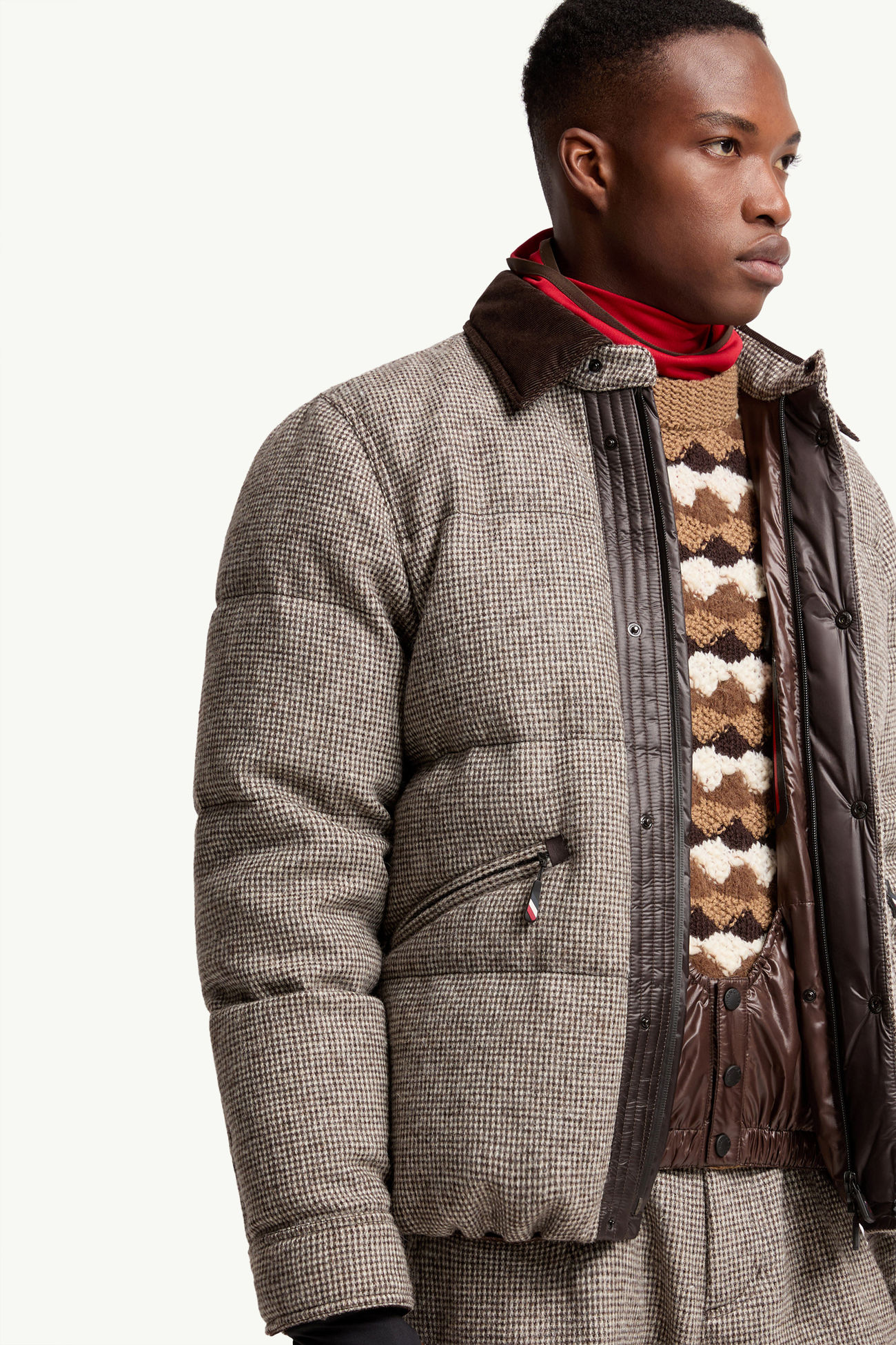 Doudoune de ski en laine Elgon Hommes Gris Moncler 6