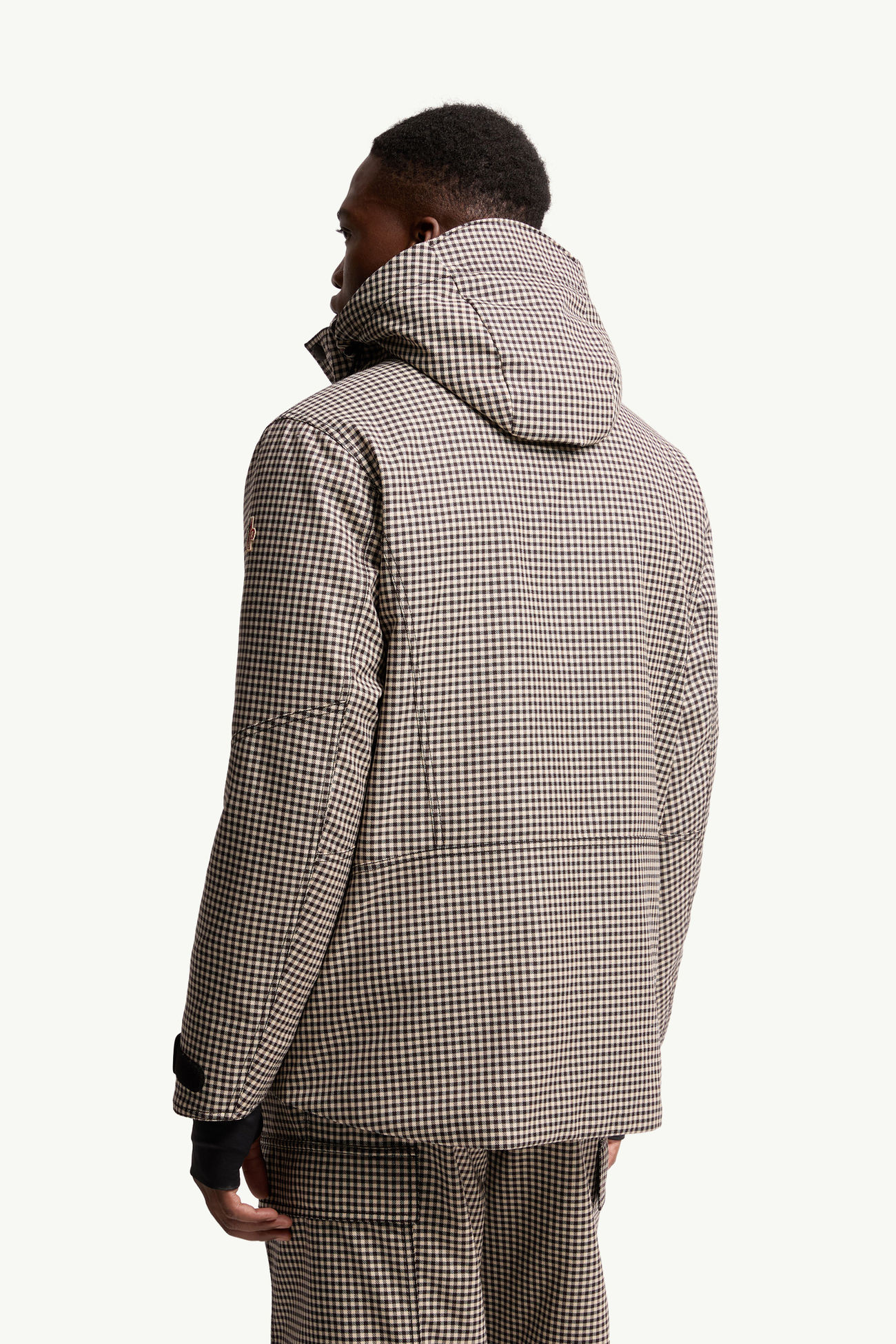 Plumífero de esquí con capucha de lana Ettal Hombre Gris Moncler 4