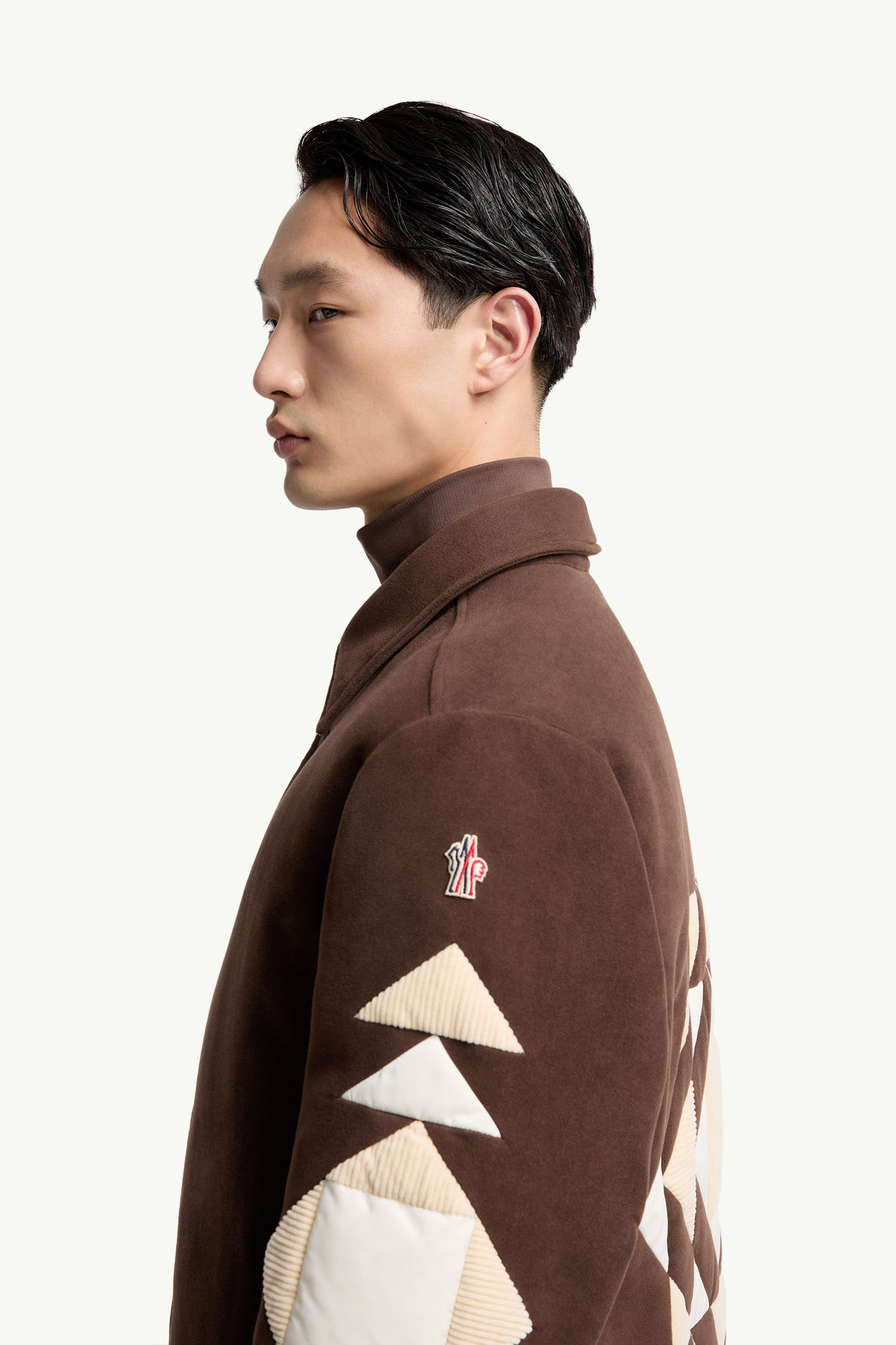 Valley燈芯絨羽絨恤衫式外套 男士 啡色 Moncler 1