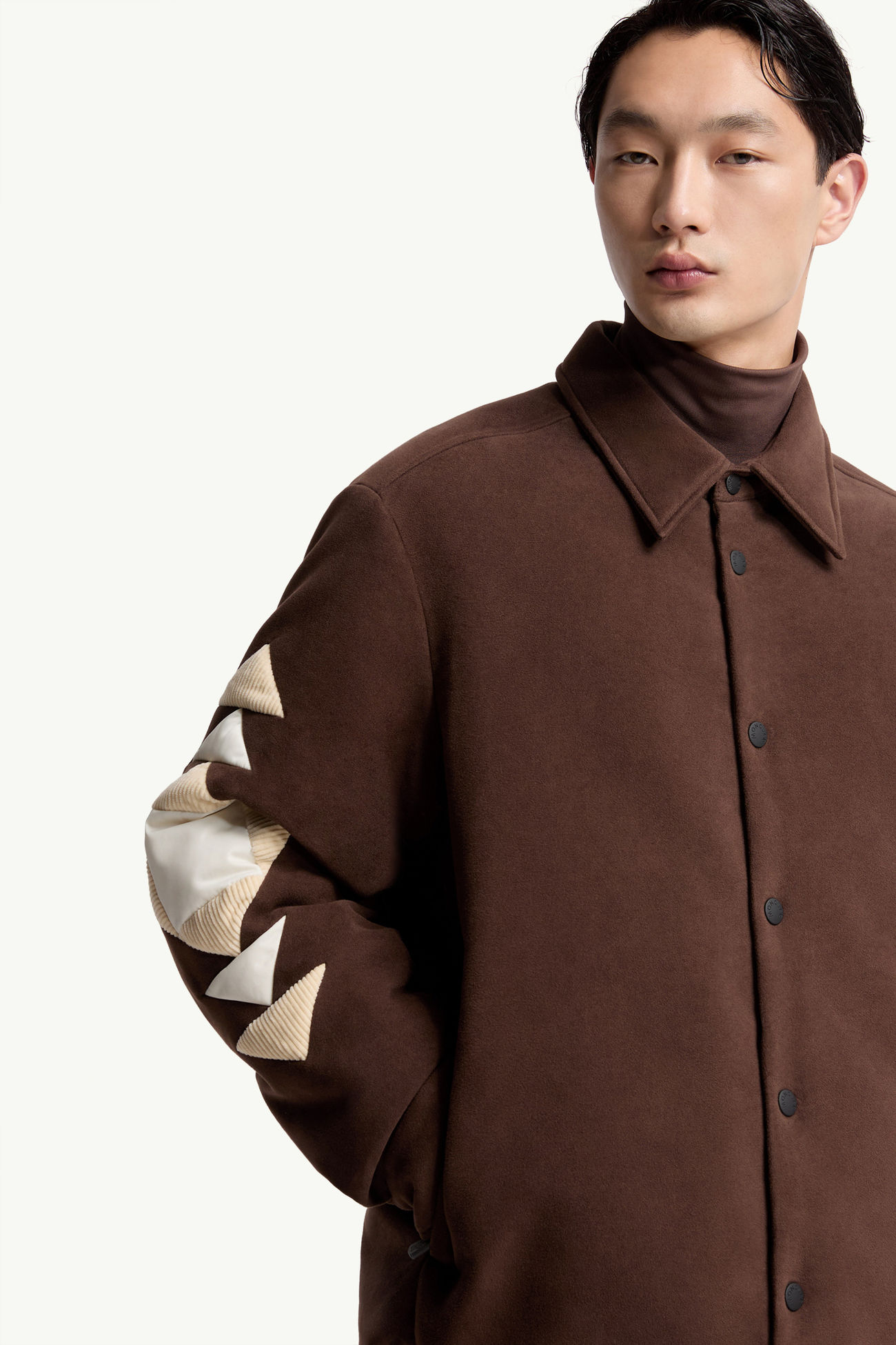 Giacca camicia imbottita Valley in velluto a costine Uomo Marrone Moncler 6