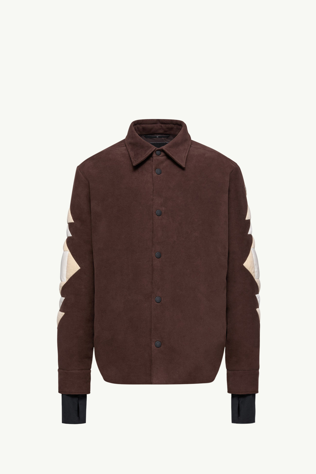 Valley Daunen-Hemdjacke aus Cord Herren Braun Moncler 2