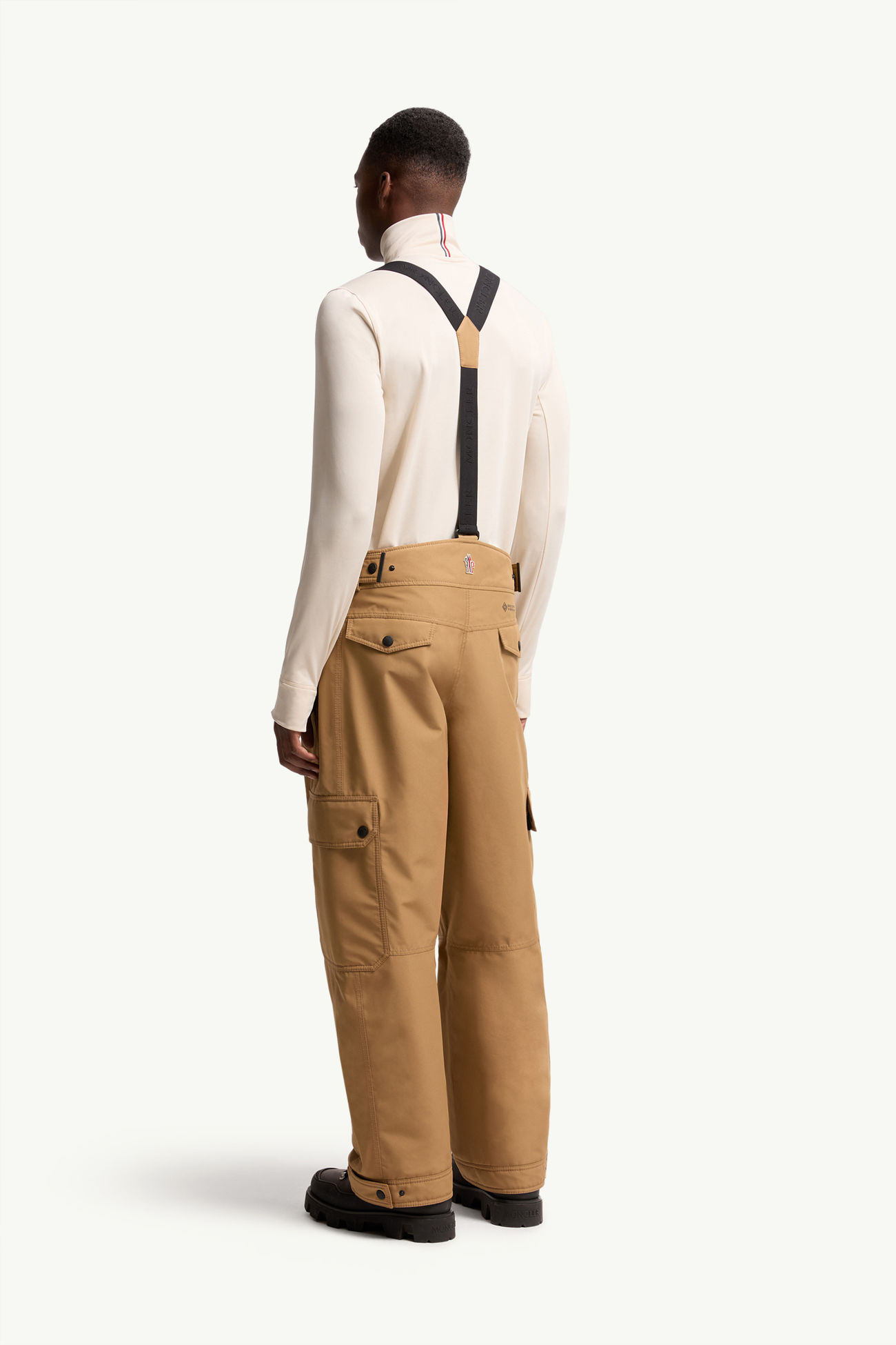 Salopette de ski matelassée en GORE-TEX laminé Hommes Beige Chameau Moncler 4