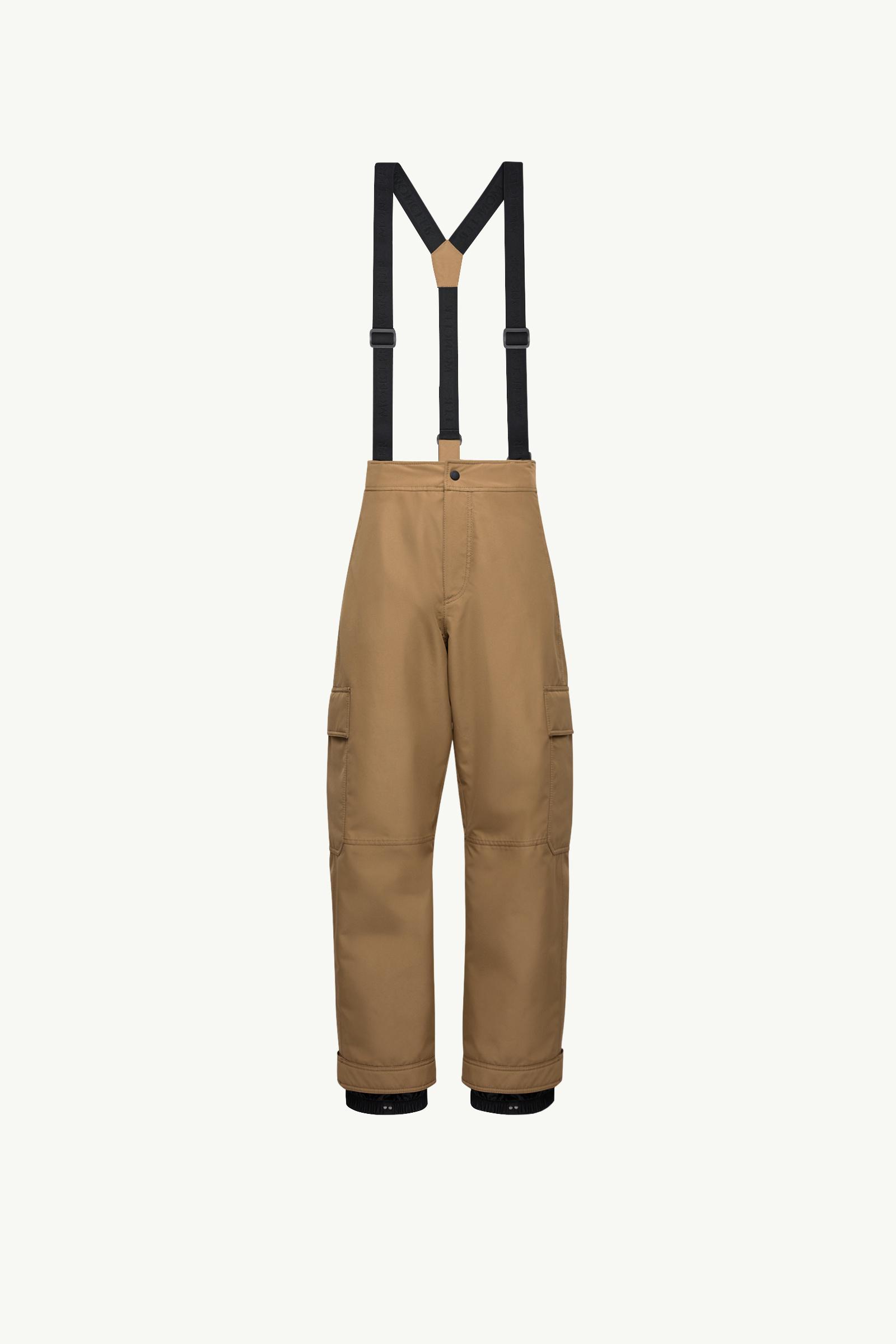 MONCLER スキーウェア オーバーオール Camel Beige GORE-TEX Laminate Padded Ski Bib - Pants & Shorts for