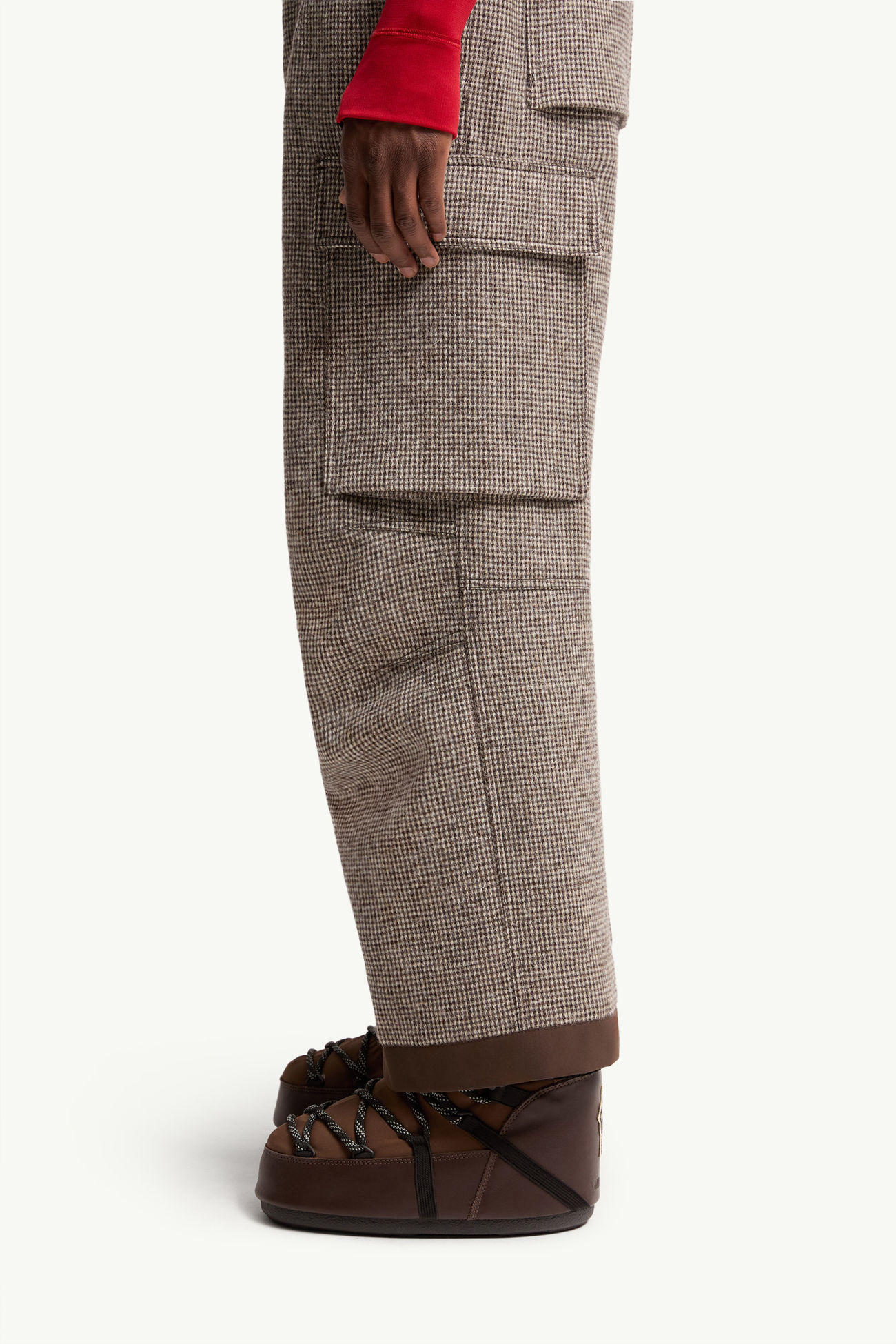 Salopette da Sci in Lana Uomo Grigio Moncler 1