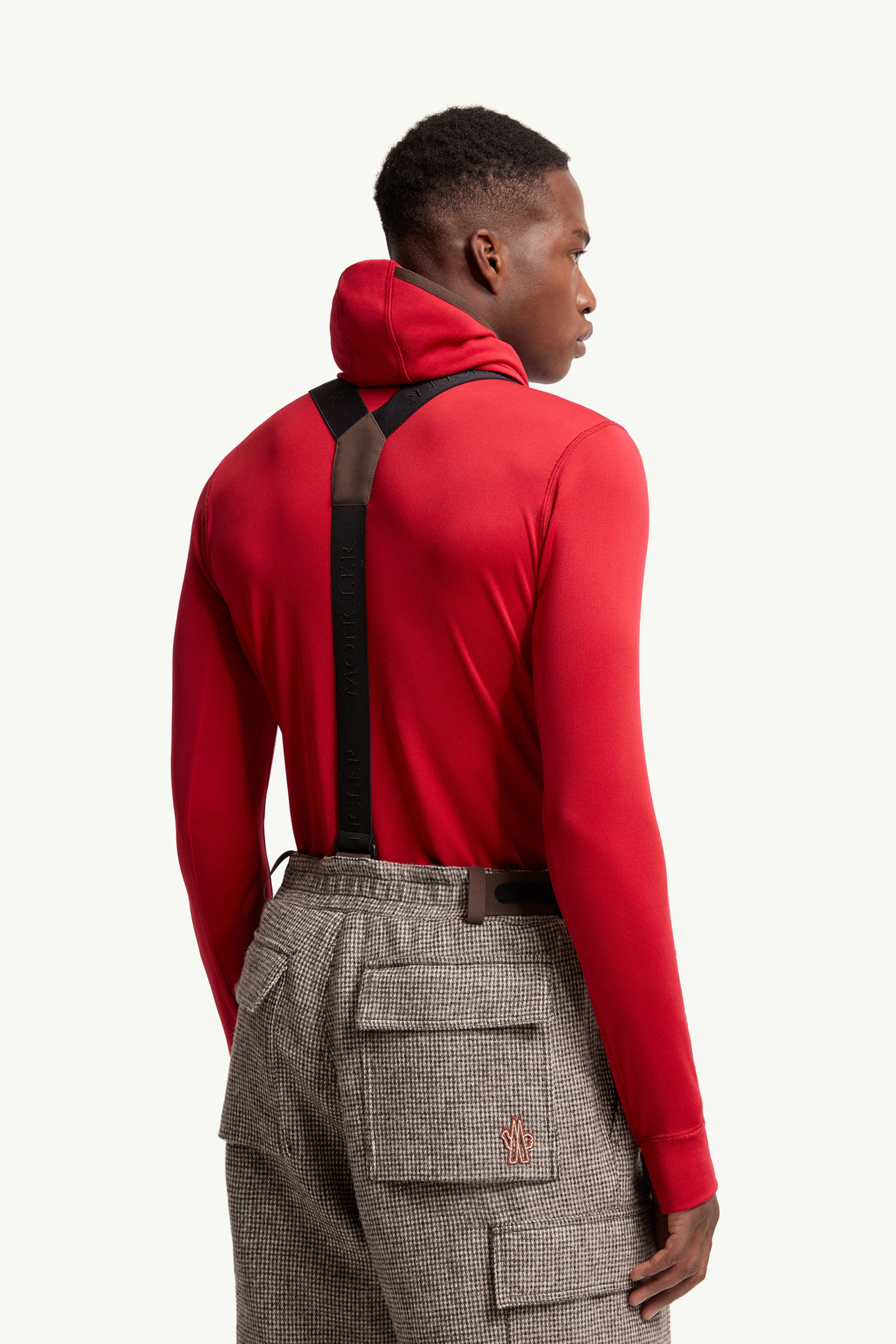 Salopette da Sci in Lana Uomo Grigio Moncler 5