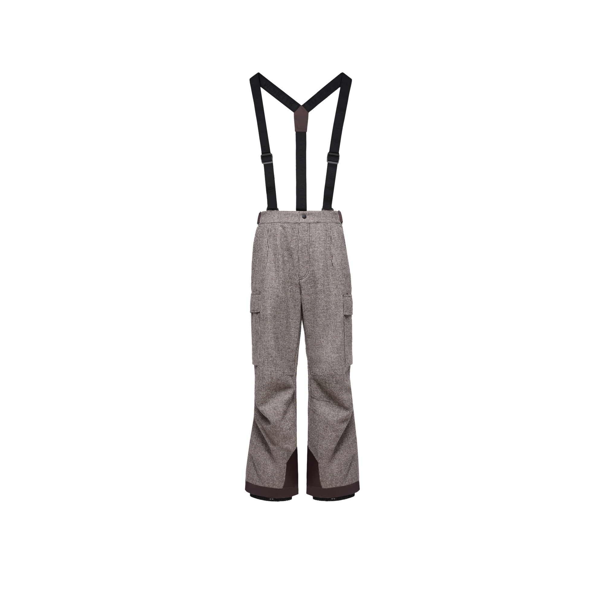 Moncler Grenoble Men's Ski Bib Pants - Gray - M