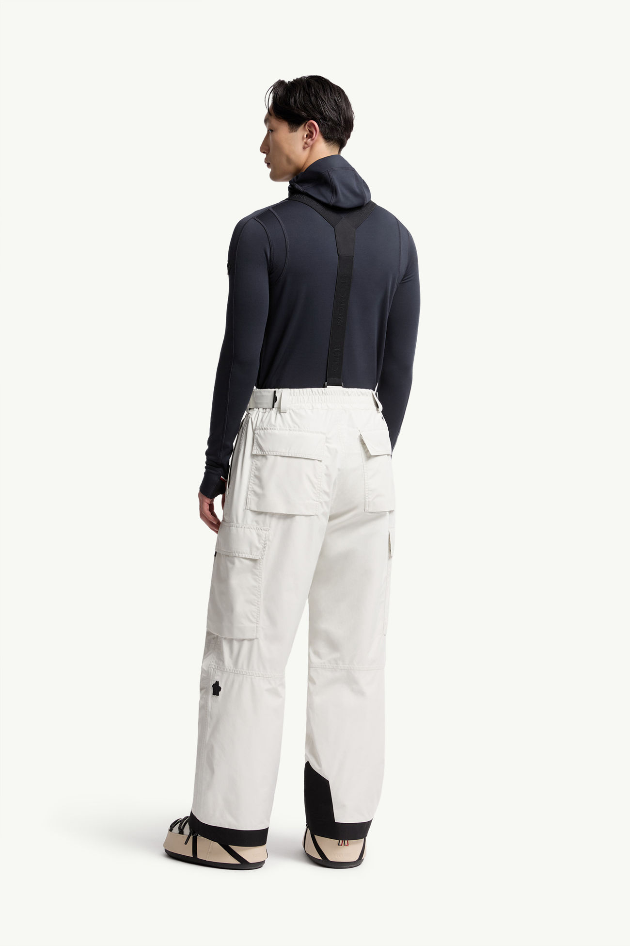 Peto de esquí acolchado de GORE-TEX laminado Hombre Blanco Moncler 4