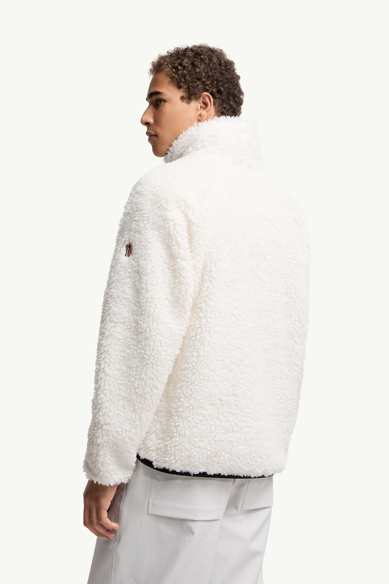 男士泰迪绒风格高领卫衣 男士 白色 Moncler 4