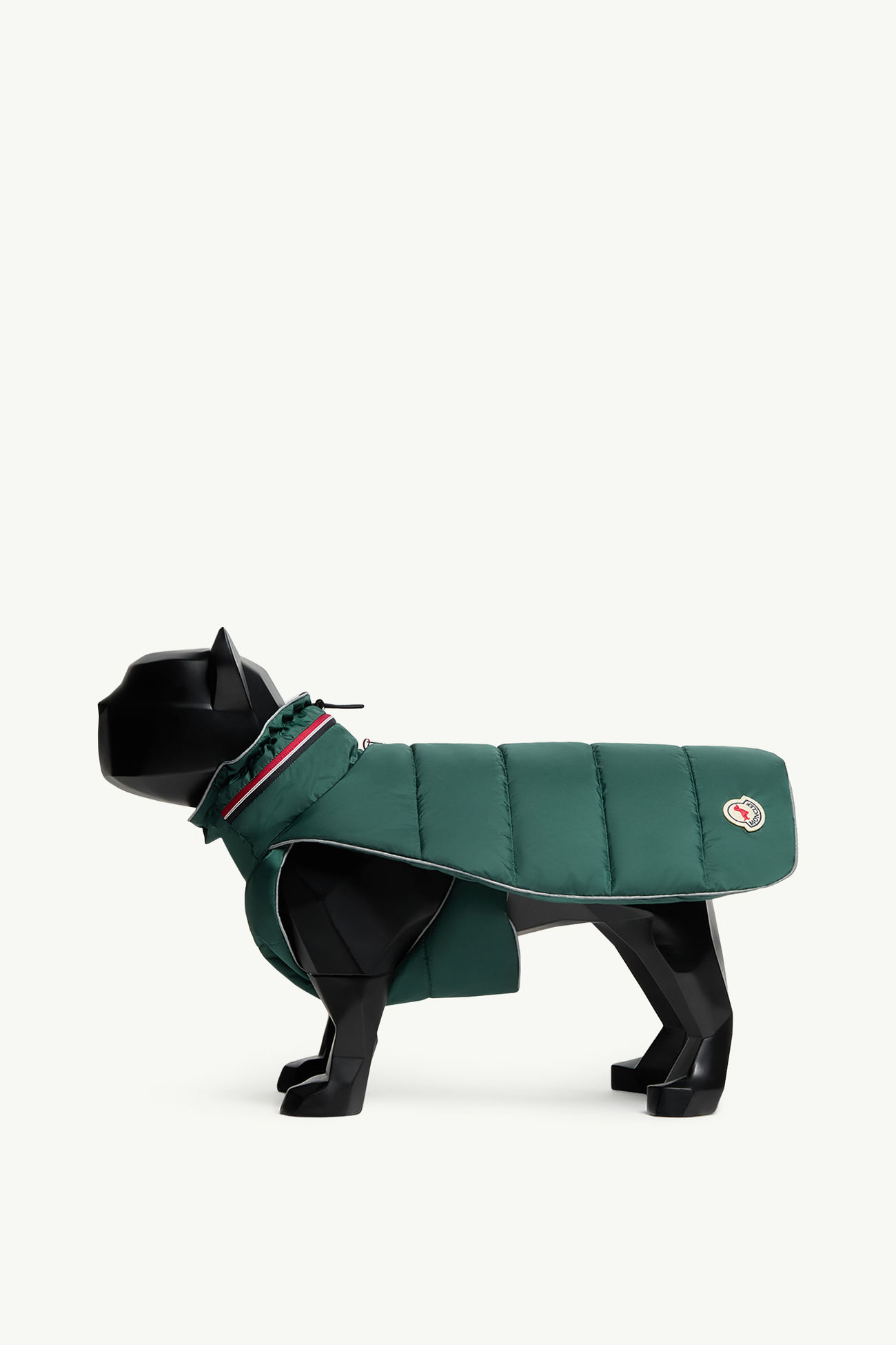 三色飾邊夾層狗背心 中性 葉綠色 Moncler 0