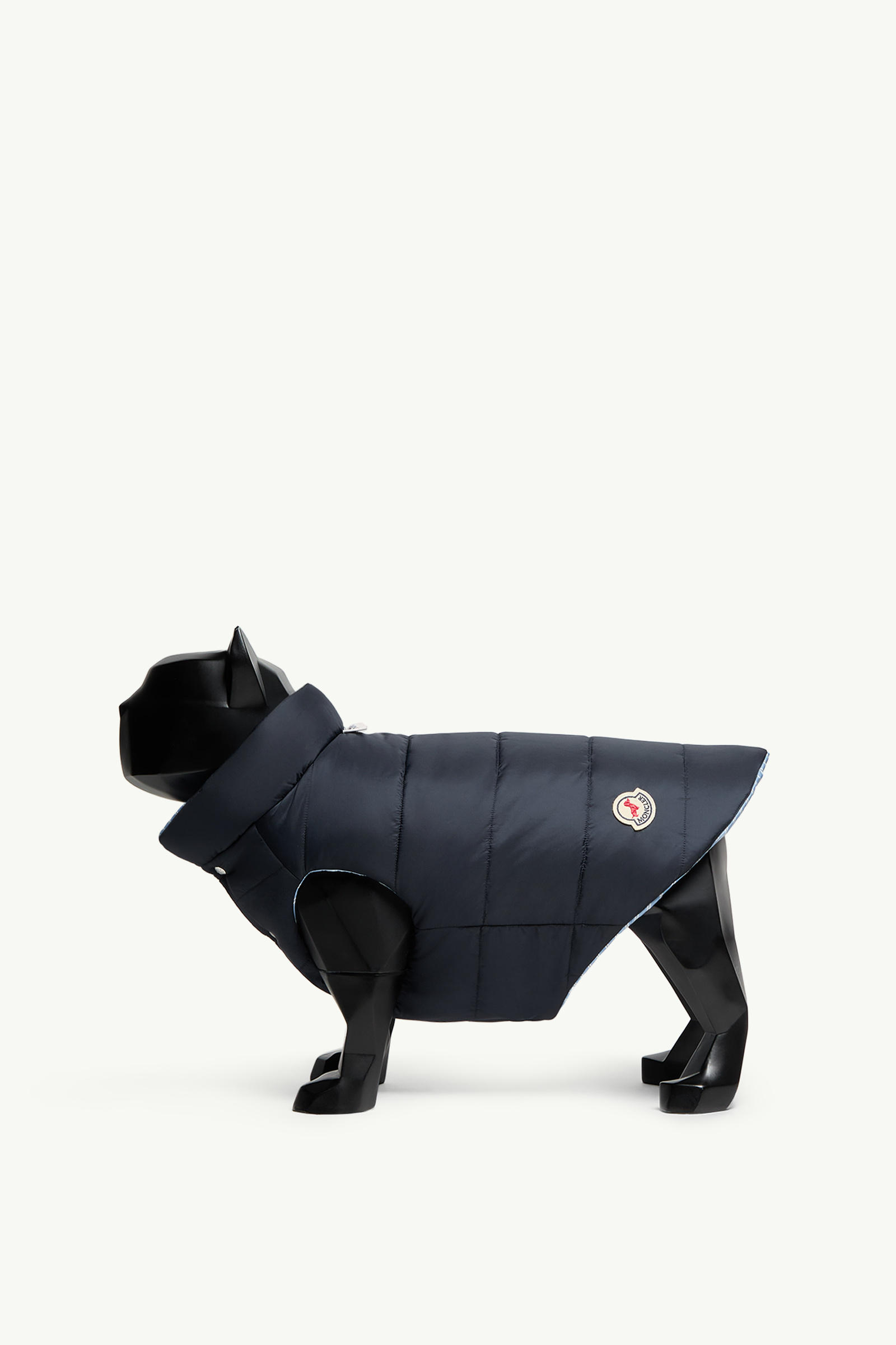 Padded Reversible Dog gilet Gender Neutral Light Blue Moncler 3