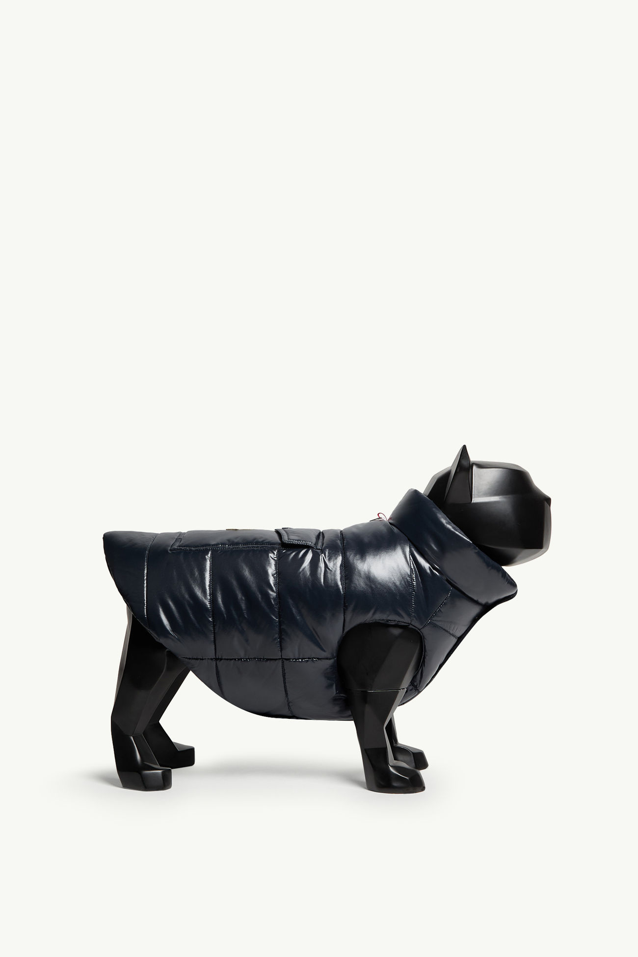 Wattierte Hundeweste Genderneutral Navyblau Moncler 2