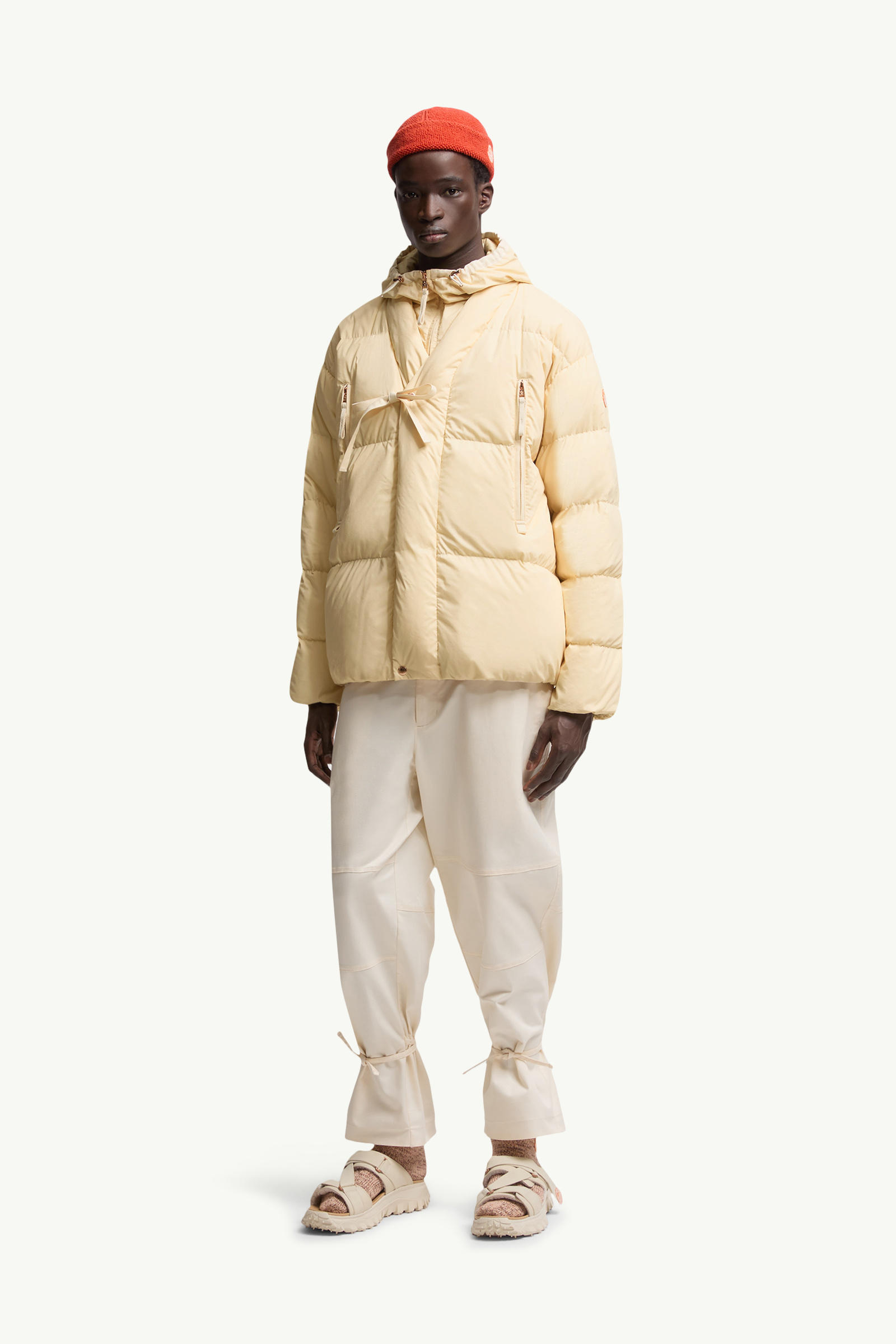 Moncler x Gilga Farm by Donald Glover Tangelo男士短款羽绒夹克外套 中性 赭黄色 Moncler 0