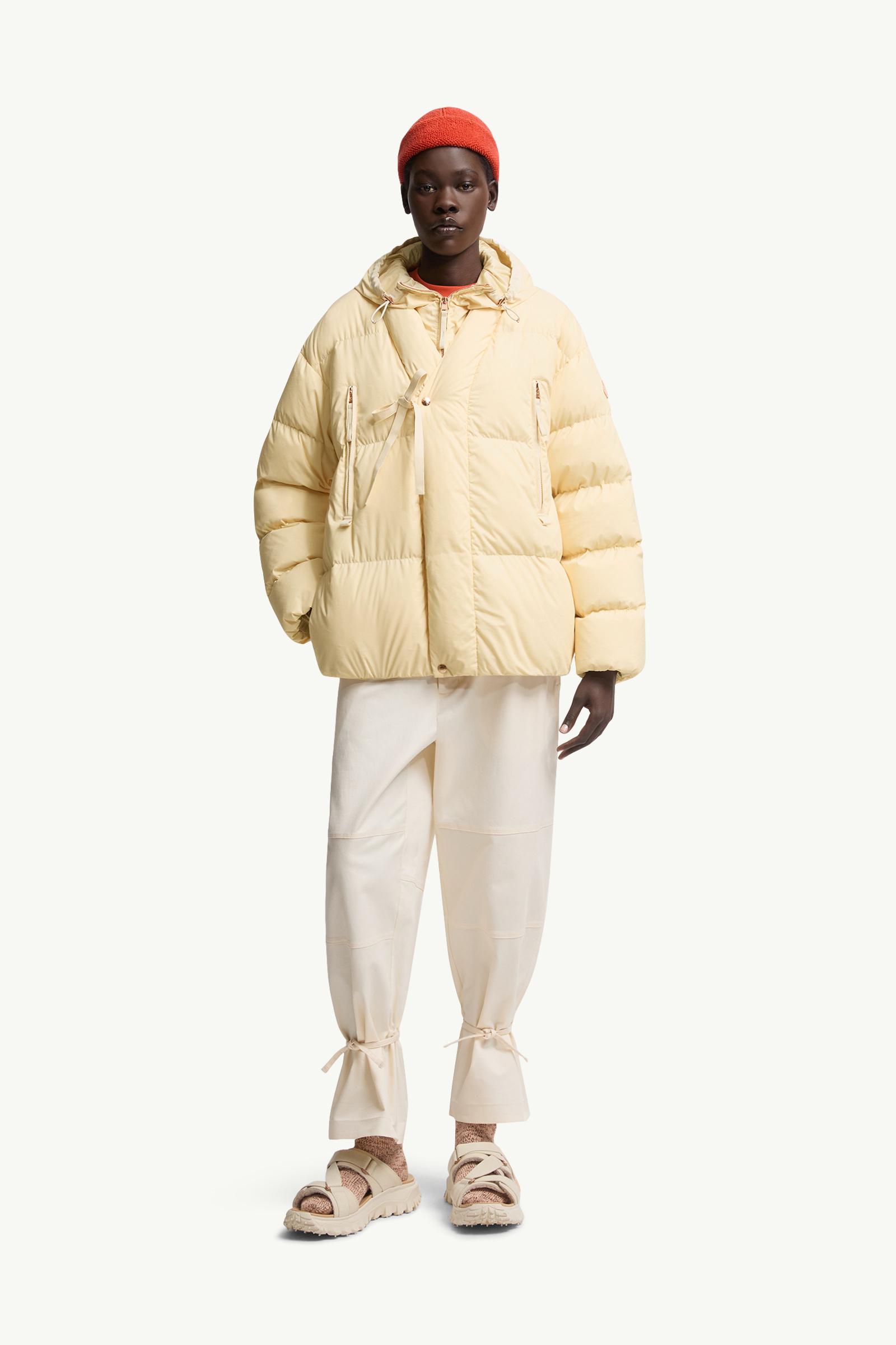 Moncler x Gilga Farm by Donald Glover Tangelo Short Down Jacket Gender Neutral Ochre Yellow Moncler 1