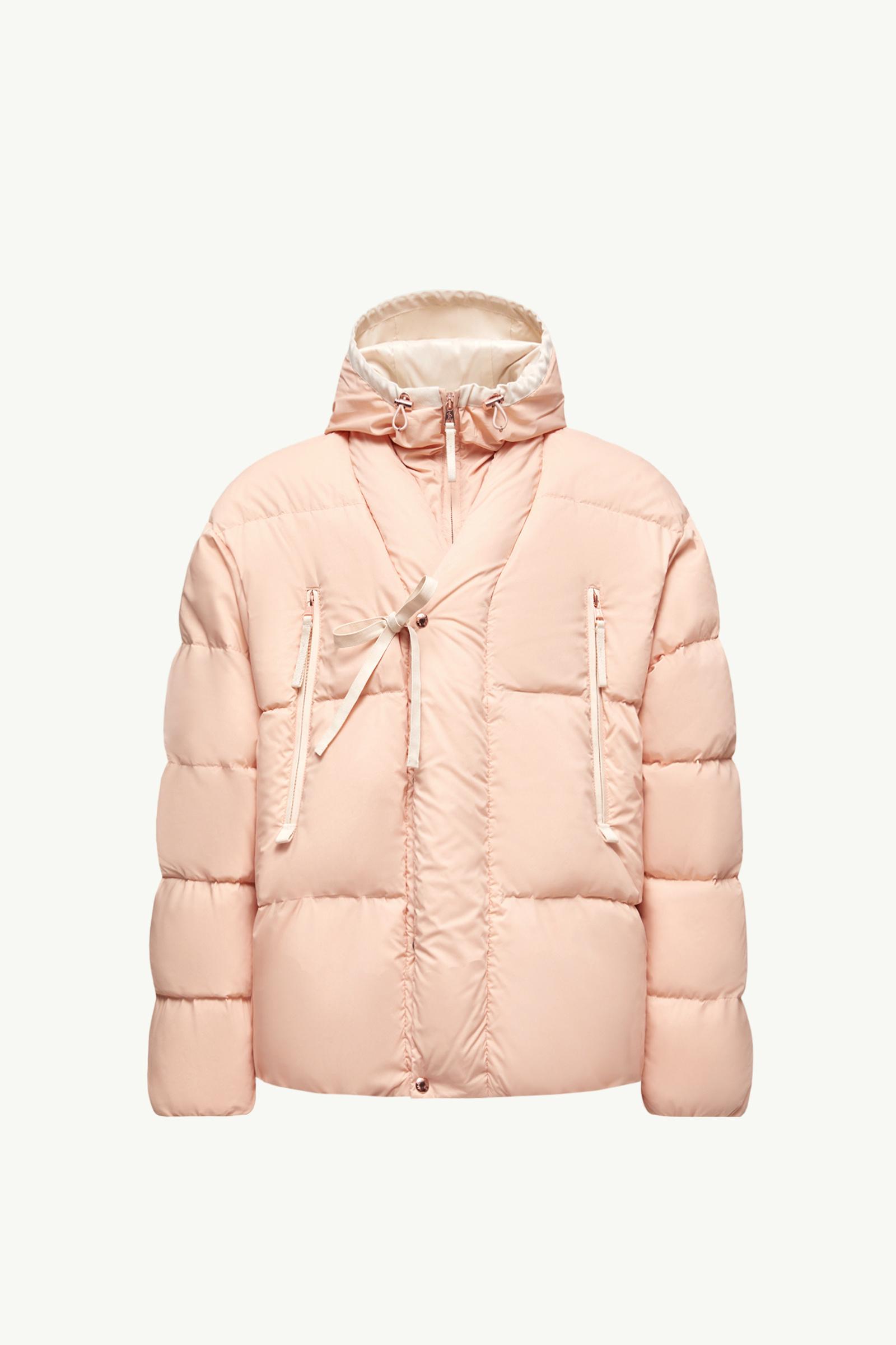 Moncler フード付きピンクジャケット ピーチピンク Moncler x Gilga 