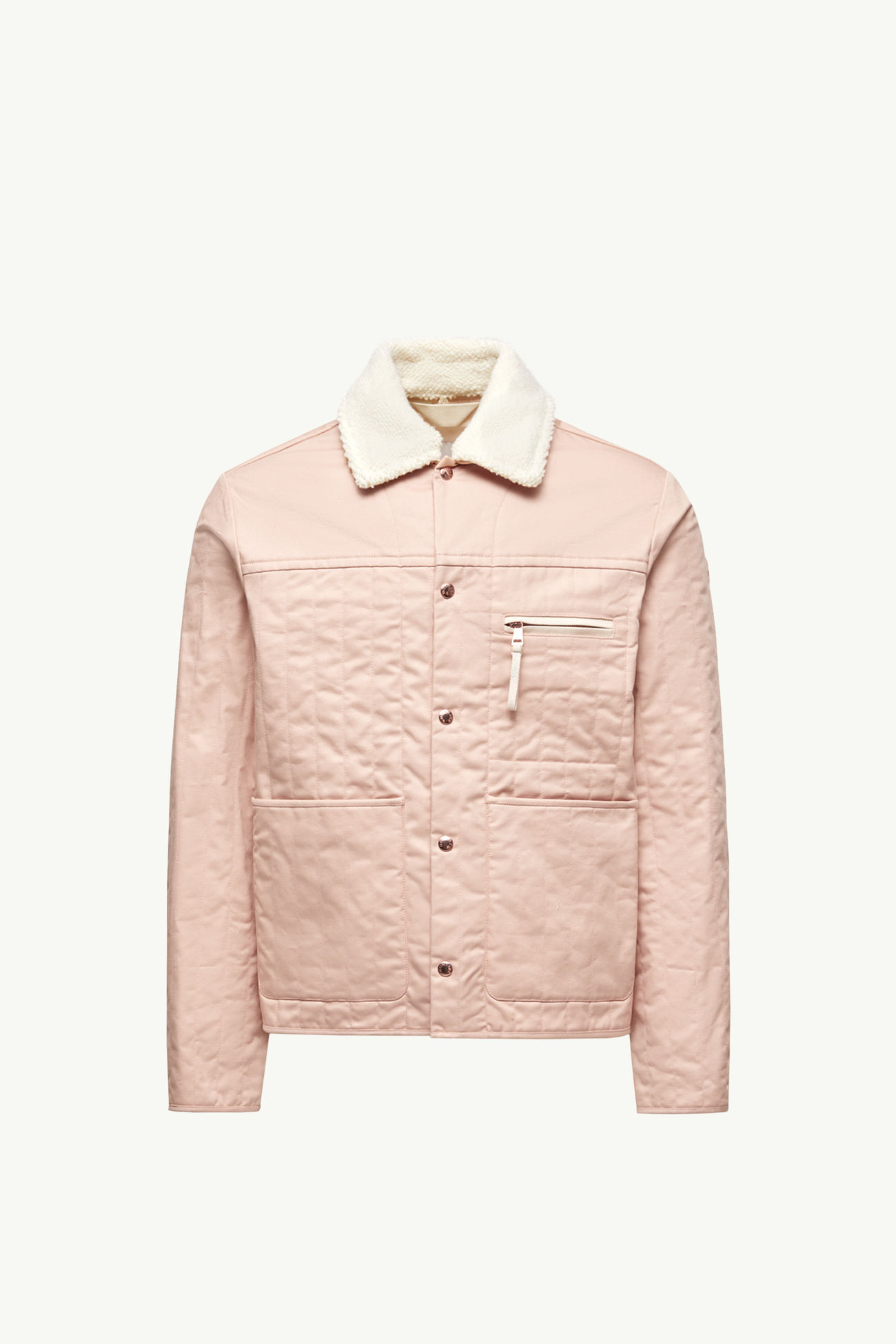 Moncler x Gilga Farm by Donald Glover Kishus男士加衬衬衫式夹克外套 男士 蜜桃粉色 Moncler 2