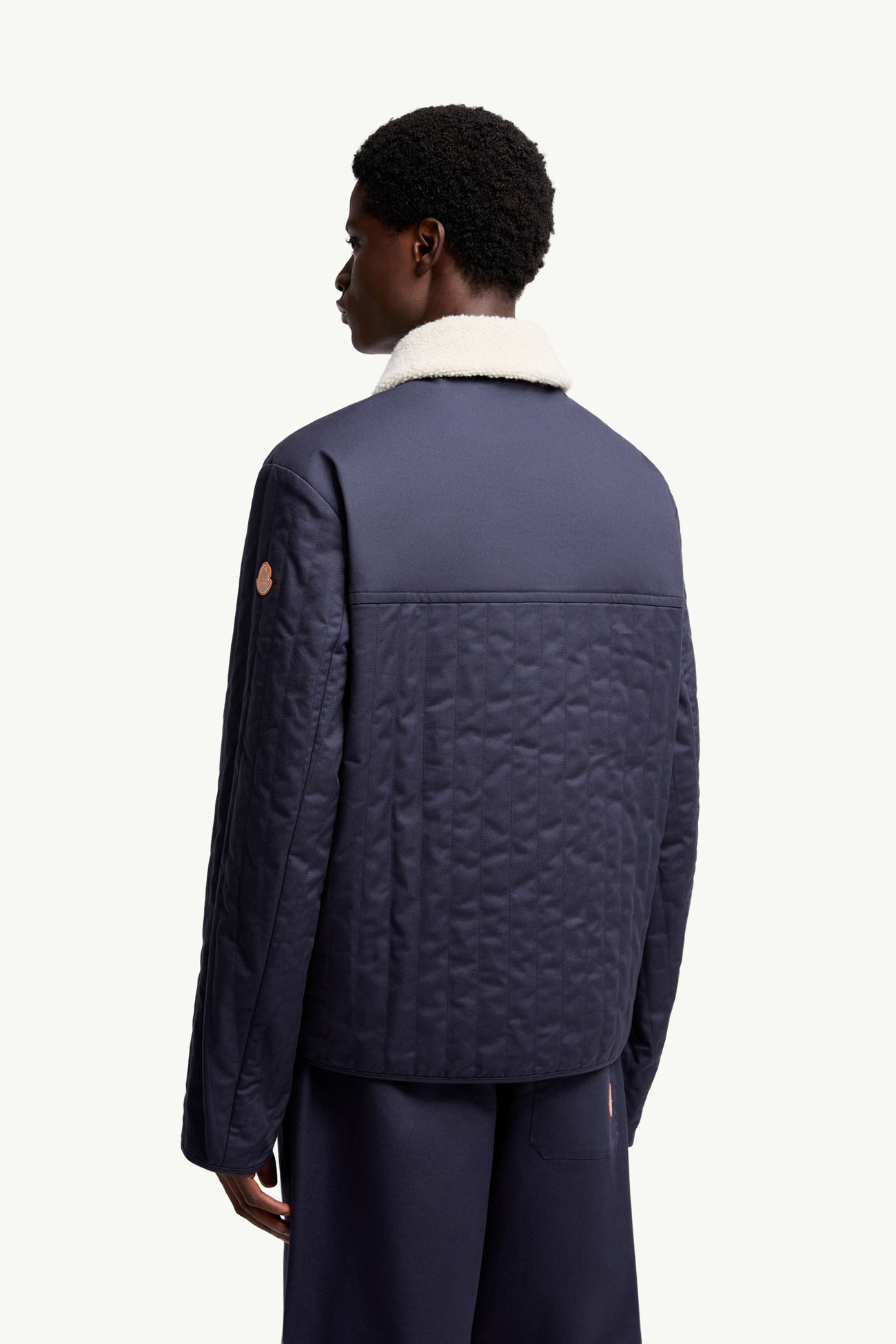 Moncler x Gilga Farm by Donald Glover Kishus 패딩 셔츠 재킷 남성 네이비 블루 Moncler 4