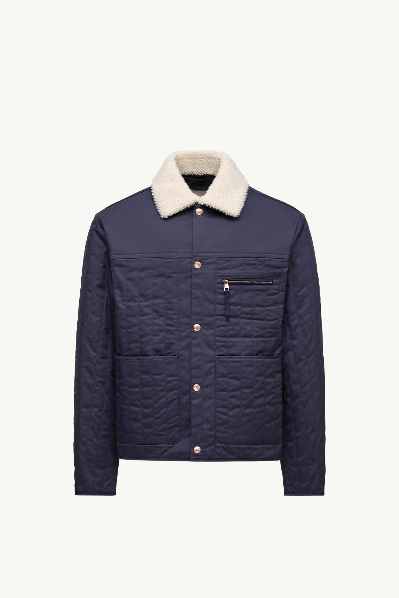 Moncler x Gilga Farm by Donald Glover Kishus男士加衬衬衫式夹克外套 男士 海军蓝色 Moncler 2
