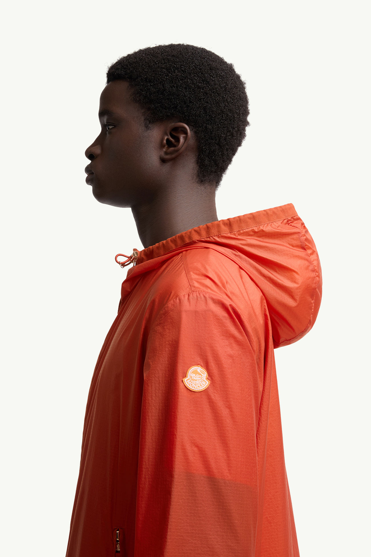 Moncler x Gilga Farm by Donald Glover Hamlin Hooded Jacket Men Bright Orange Moncler 1