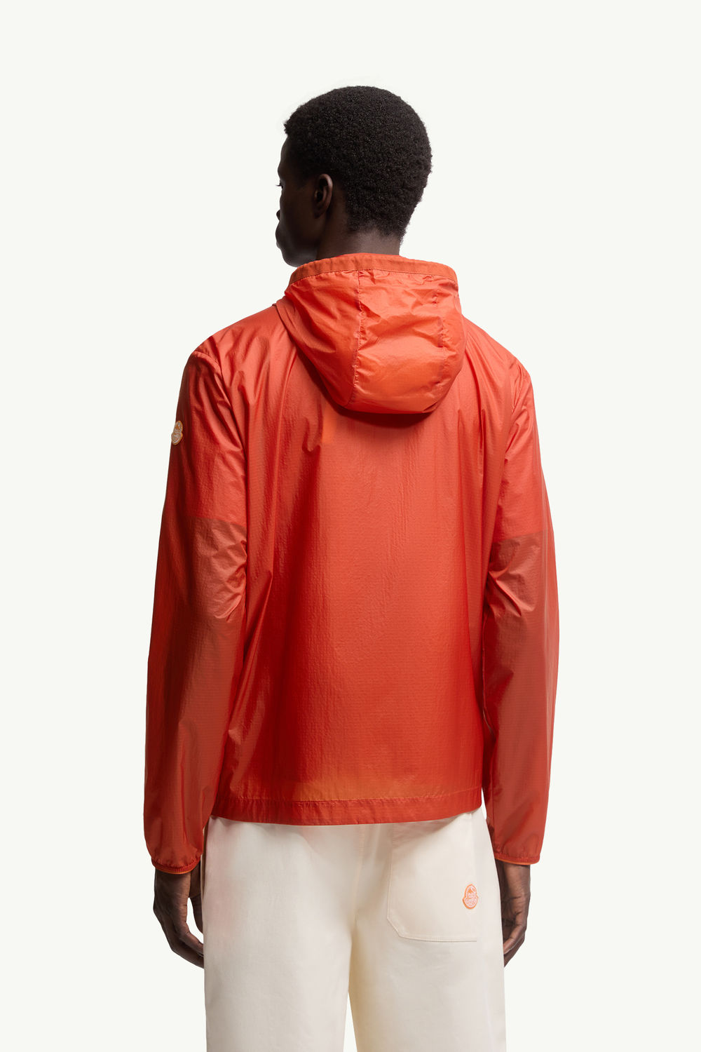Moncler x Gilga Farm by Donald Glover Hamlin Hooded Windbreaker Men Bright Orange Moncler 4