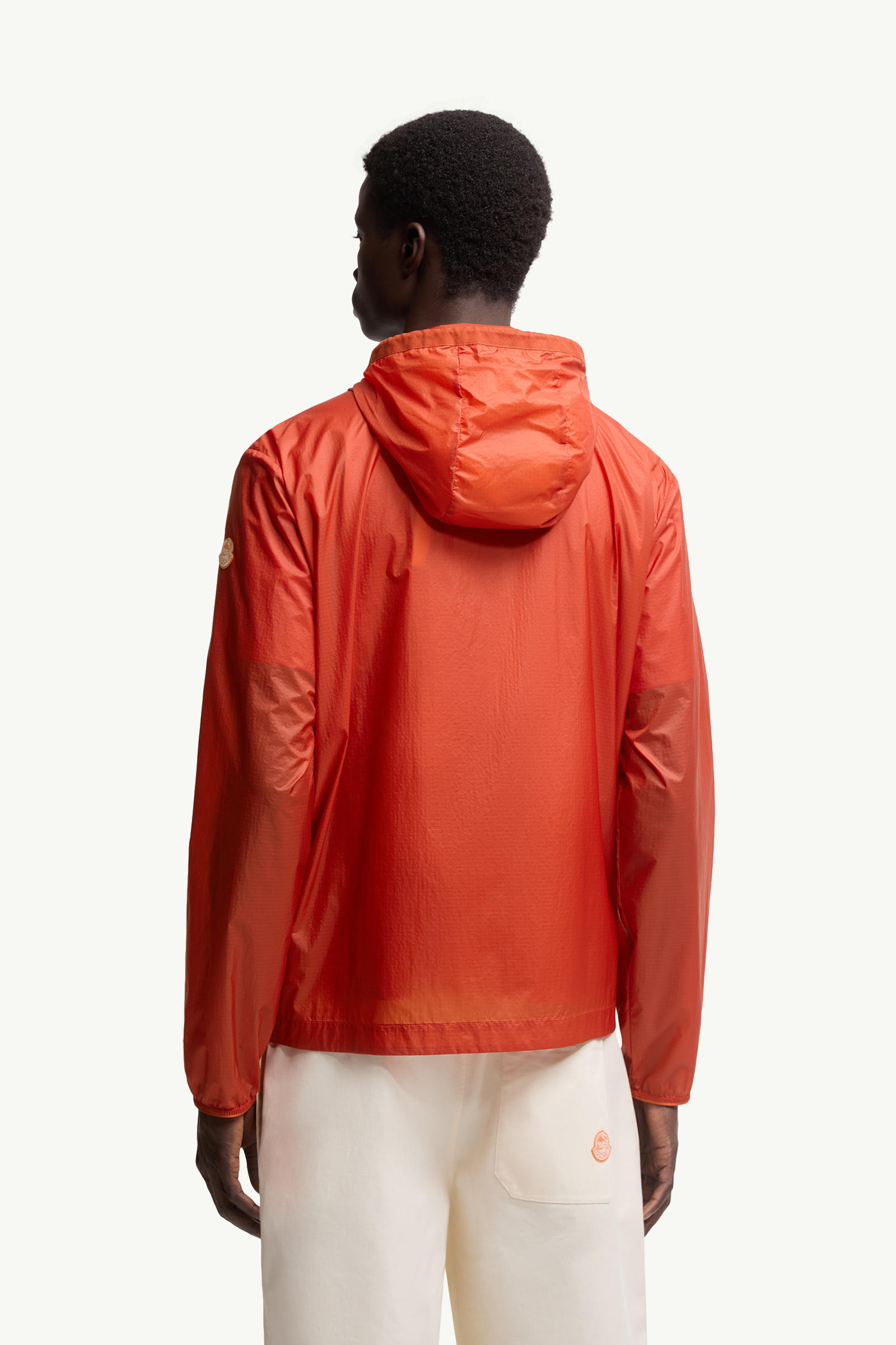 Moncler x Gilga Farm by Donald Glover Hamlin Hooded Windbreaker Men Bright Orange Moncler 4