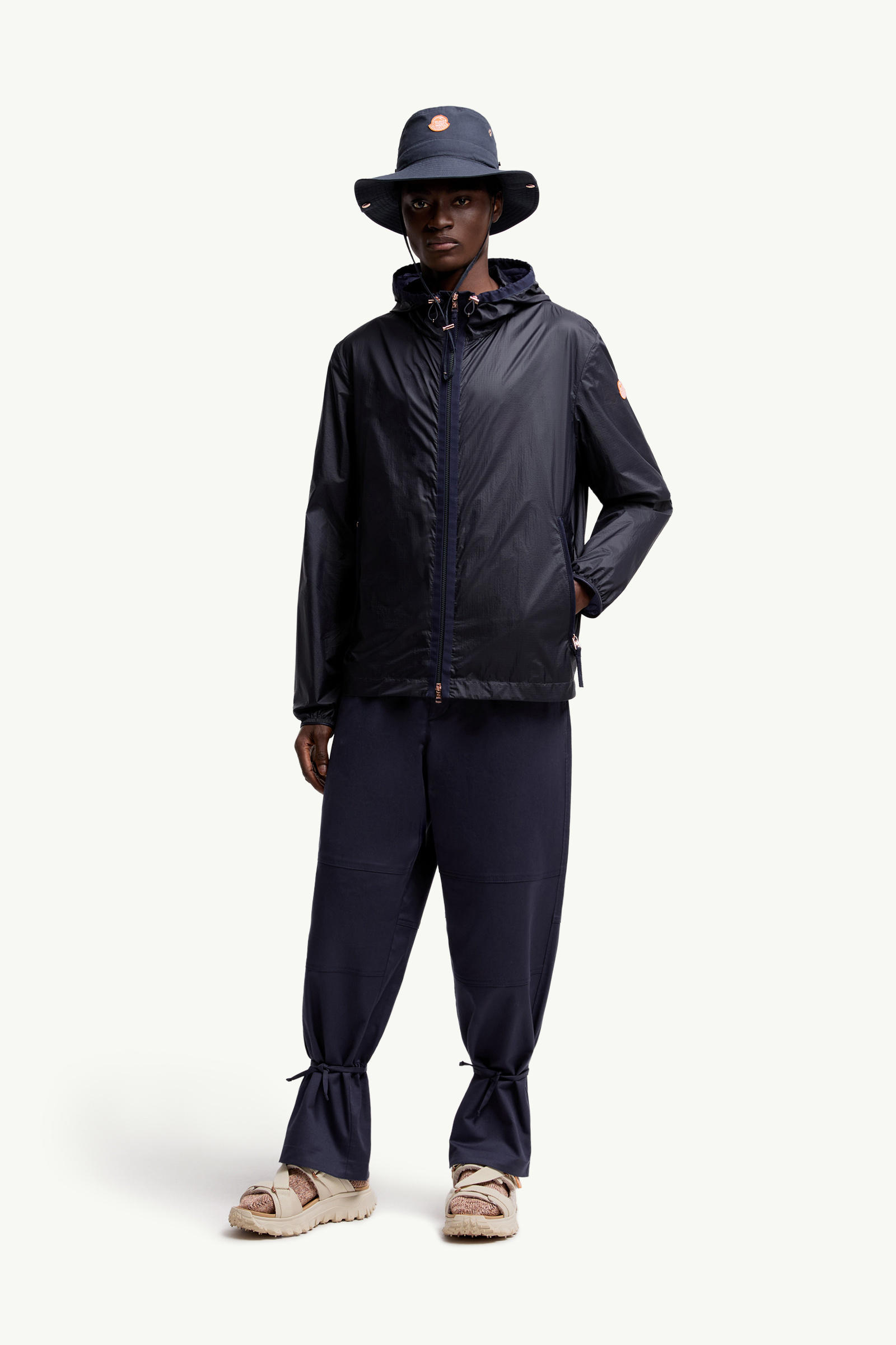 Moncler x Gilga Farm by Donald Glover Hamlin Hooded Windbreaker Men Navy Blue Moncler 0