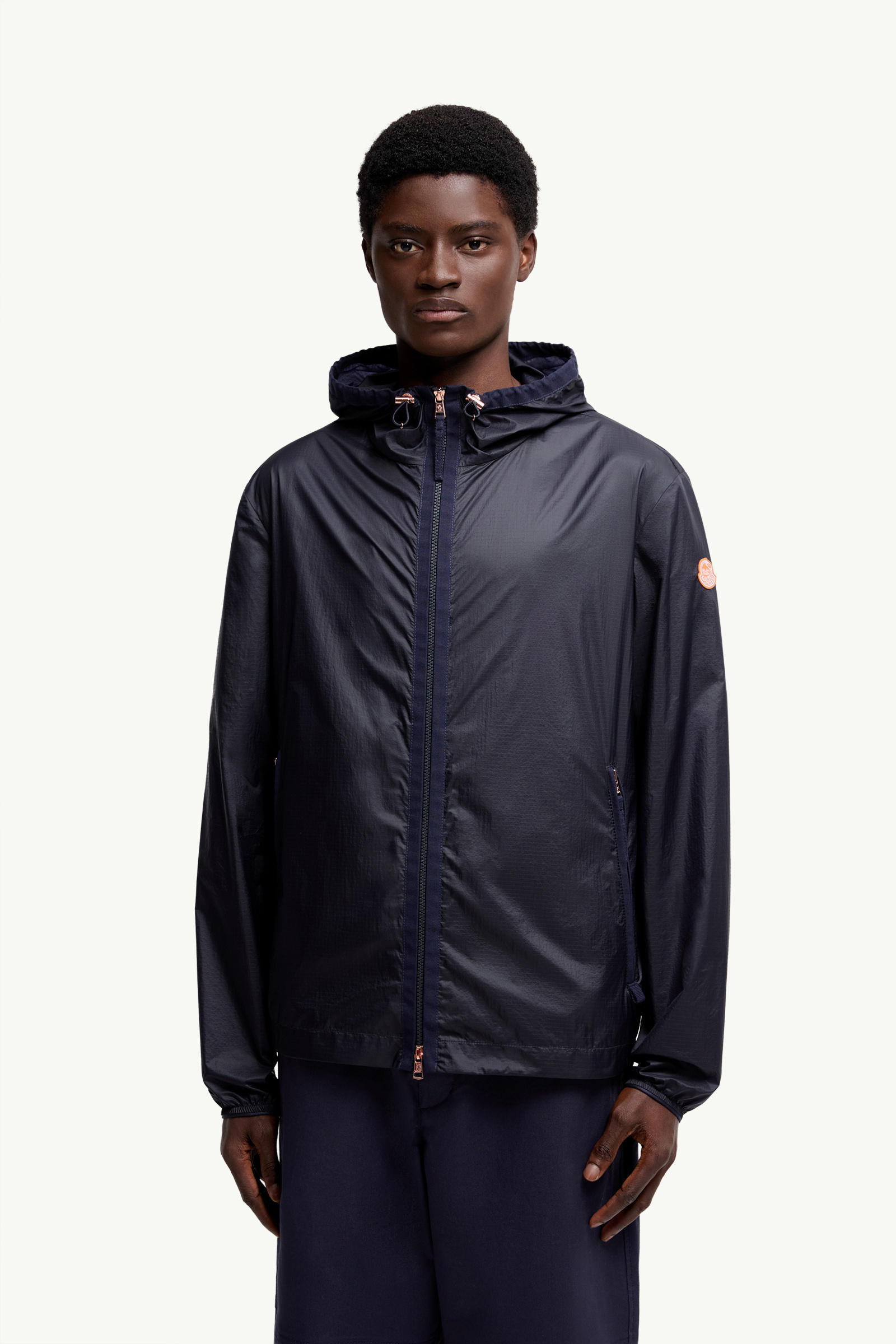 Moncler x Gilga Farm by Donald Glover Hamlin Hooded Windbreaker Men Navy Blue Moncler 3