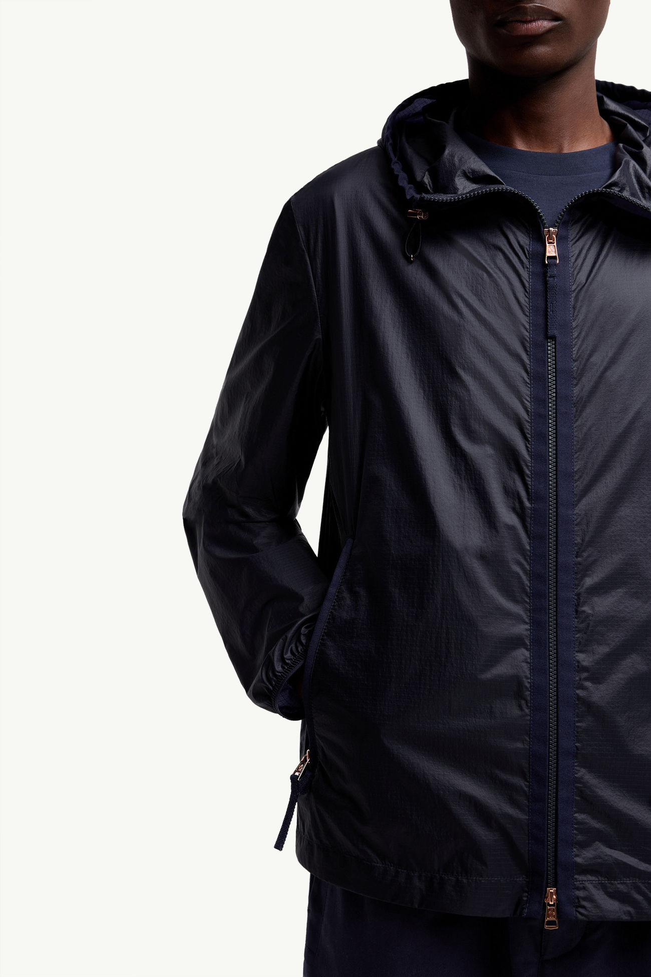 Moncler x Gilga Farm by Donald Glover Hamlin Hooded Jacket Men Navy Blue Moncler 5