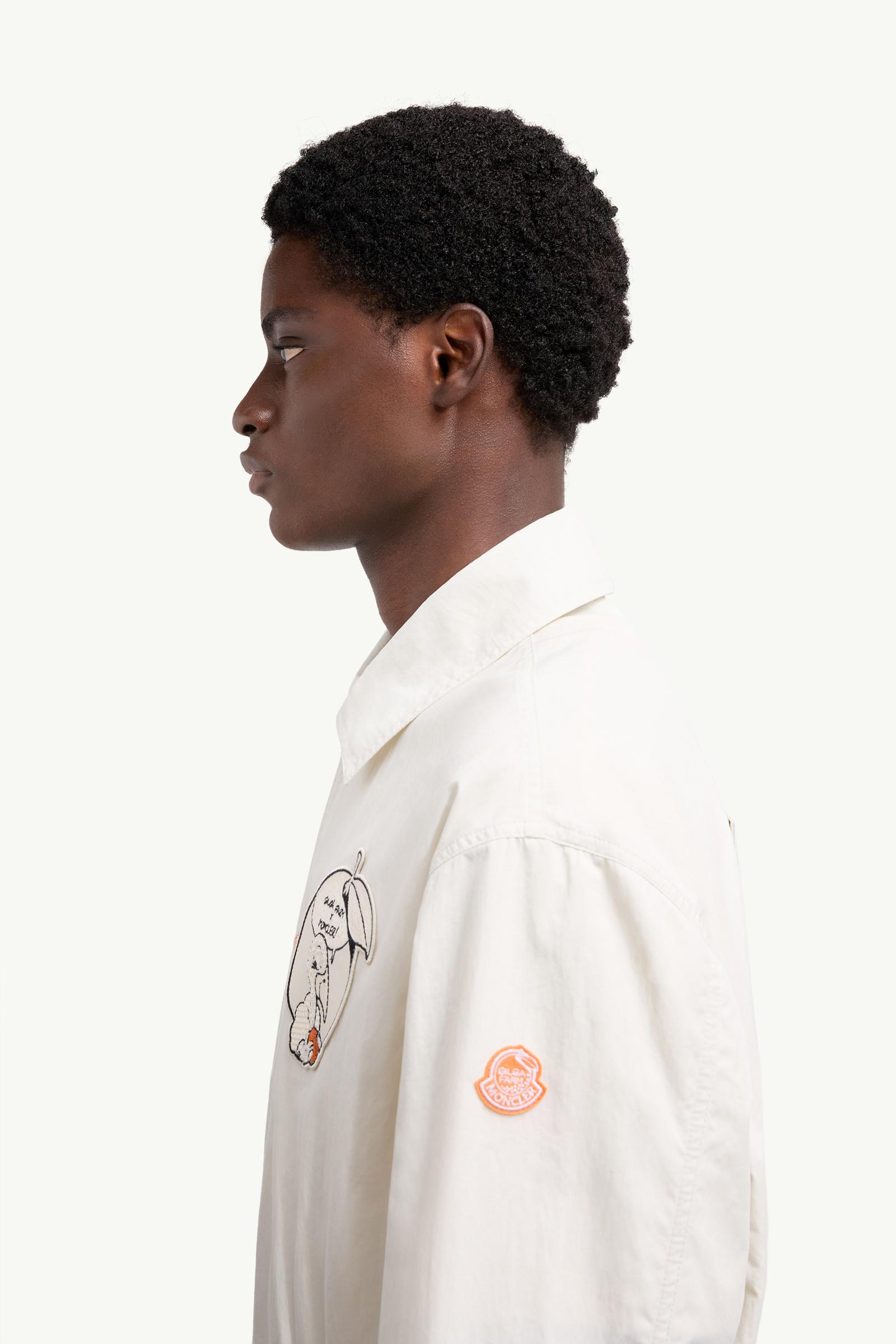 White Moncler x Gilga Farm by Donald Glover Satsuma Shirt Jacket