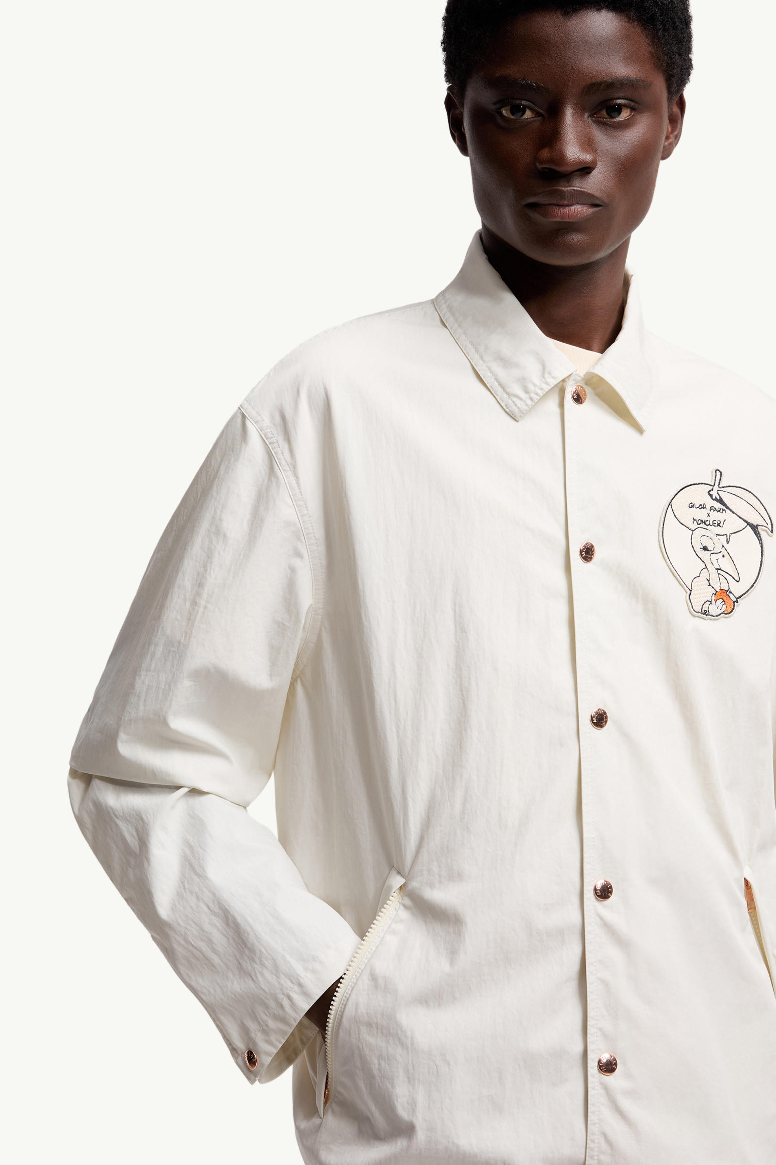 Moncler x Gilga Farm by Donald Glover Satsuma Shirt Jacket Men White Moncler 5