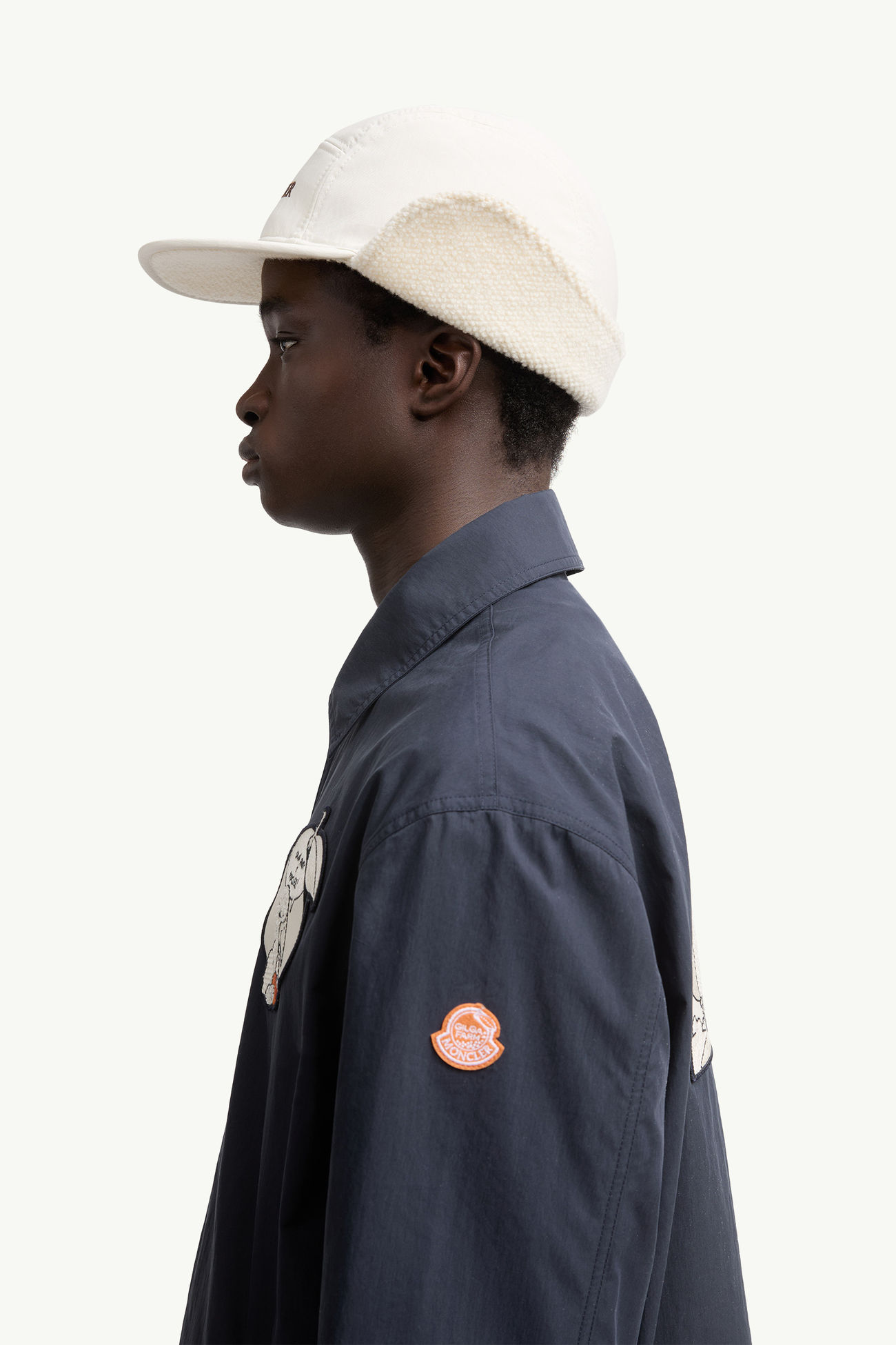 Giacca Camicia Satsuma Moncler x Gilga Farm by Donald Glover Uomo Blu Navy Moncler 1