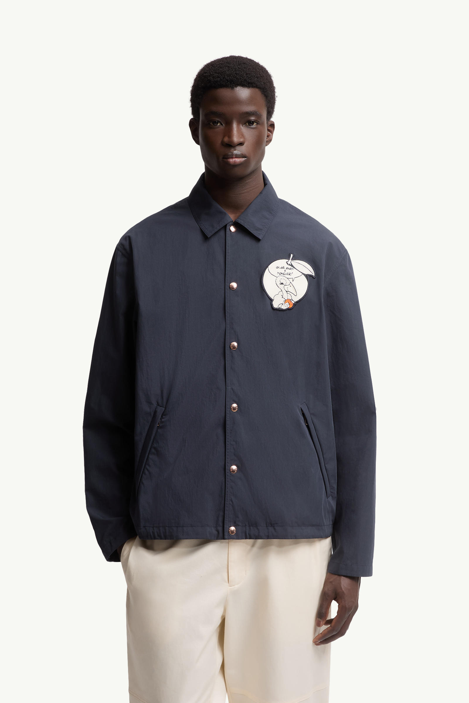 Moncler x Gilga Farm by Donald Glover Satsuma恤衫式外套 男士 海軍藍色 Moncler 3