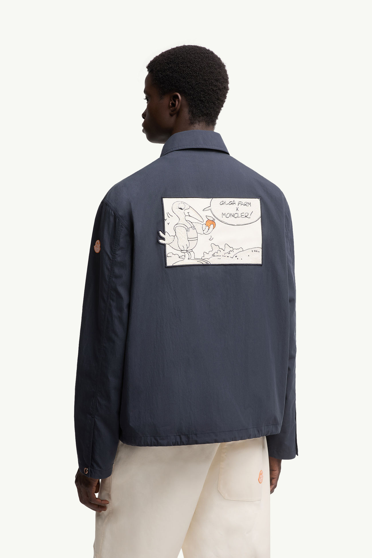 Chaqueta camisera Moncler x Gilga Farm by Donald Glover Satsuma Hombre Azul marino Moncler 4