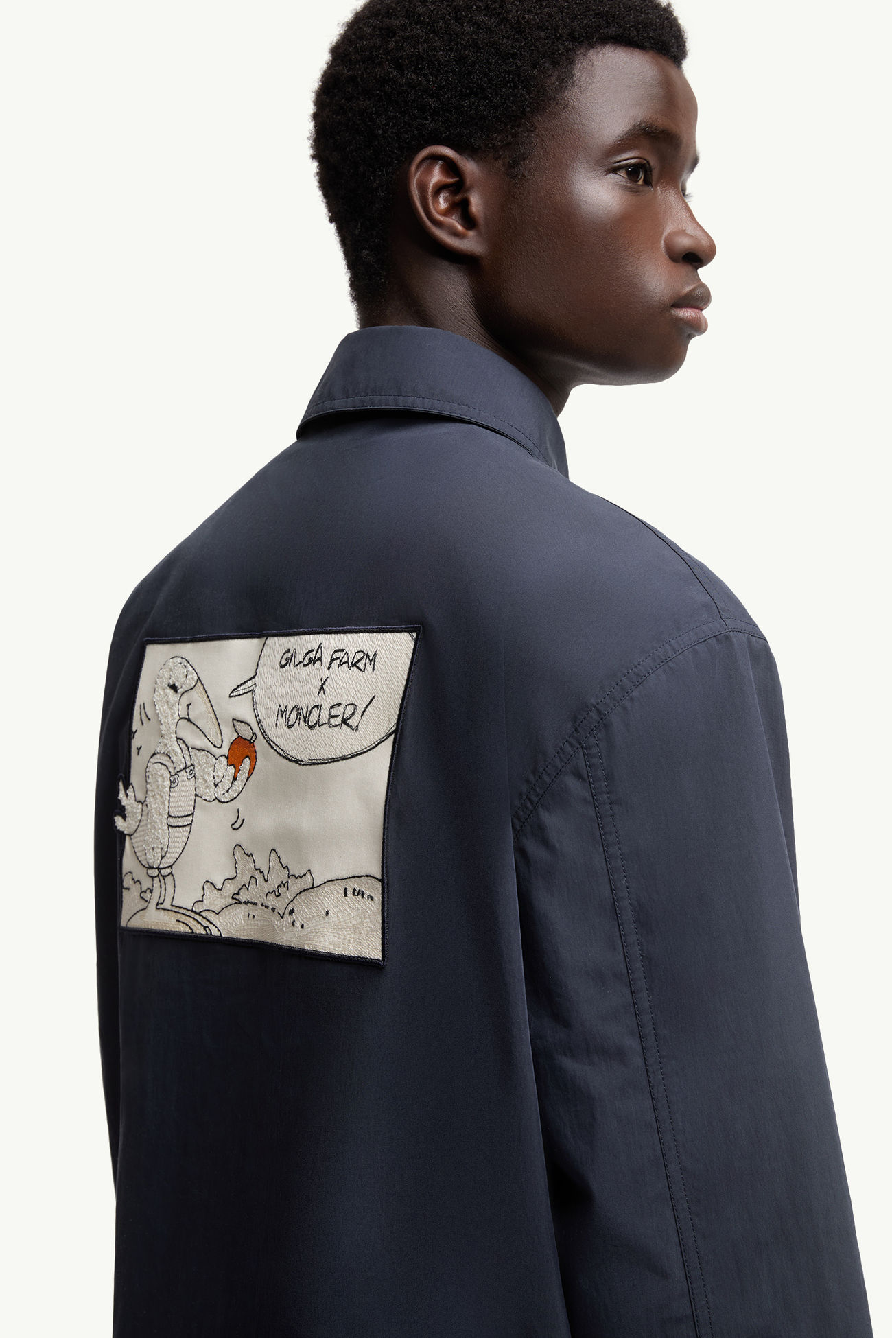 Moncler x Gilga Farm by Donald Glover Satsuma Hemdjacke Herren Navyblau Moncler 5