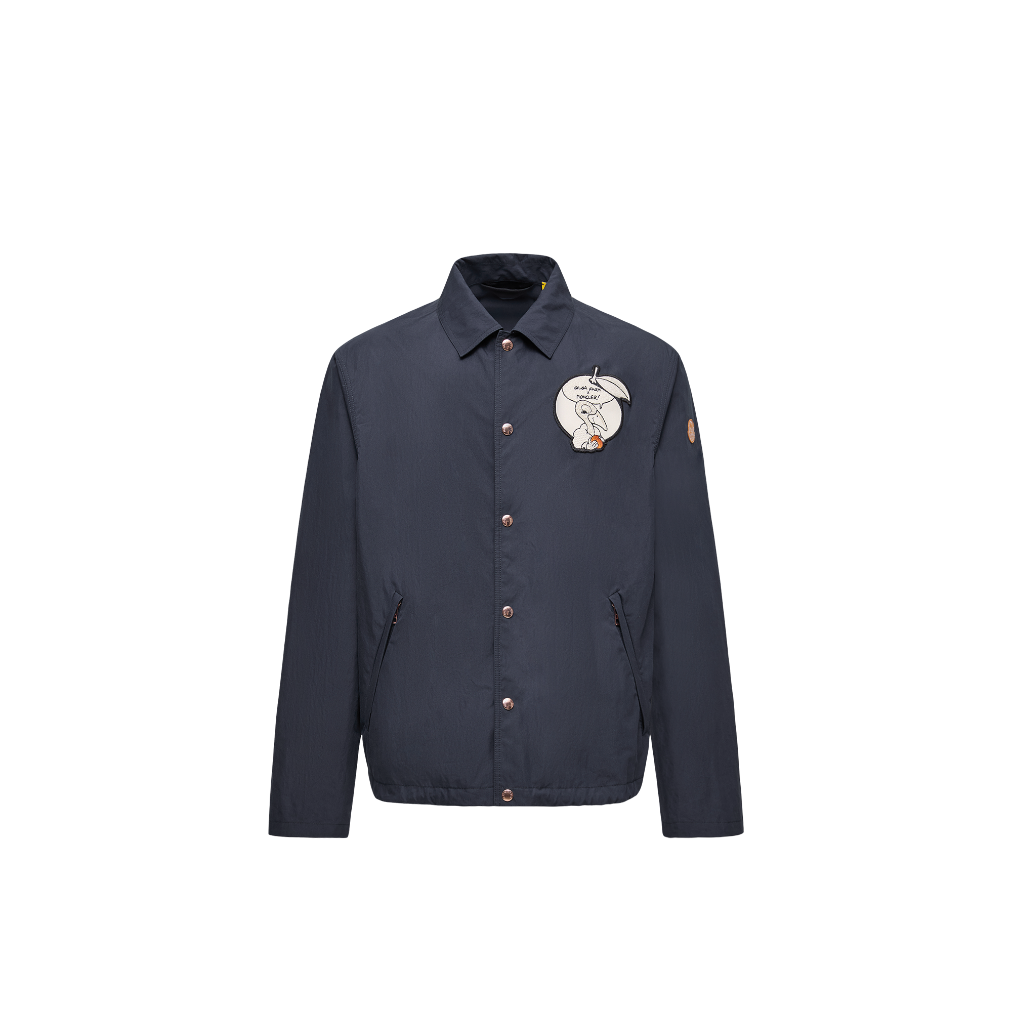 Moncler   X Gilga Farm By Donald Glover Satsuma Shirt Jacket for Men in Blue, Size: 40