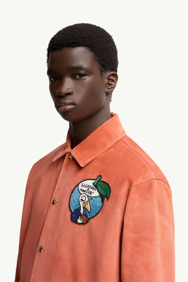Moncler x Gilga Farm by Donald Glover Navel シャツジャケット メンズ ブライトオレンジ Moncler 1