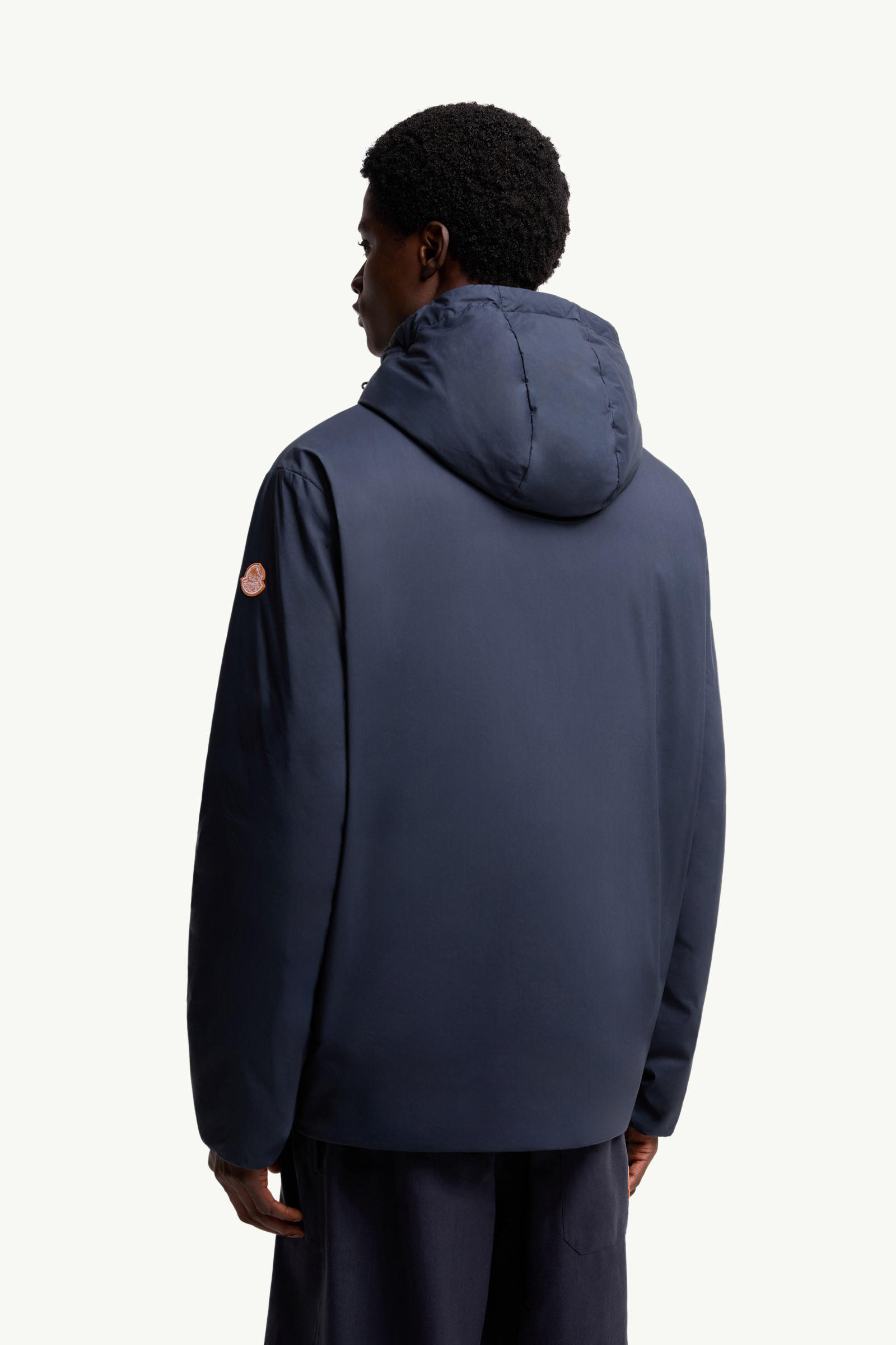 Moncler x Gilga Farm by Donald Glover Caracara Short Down Jacket Men Navy Blue Moncler 4