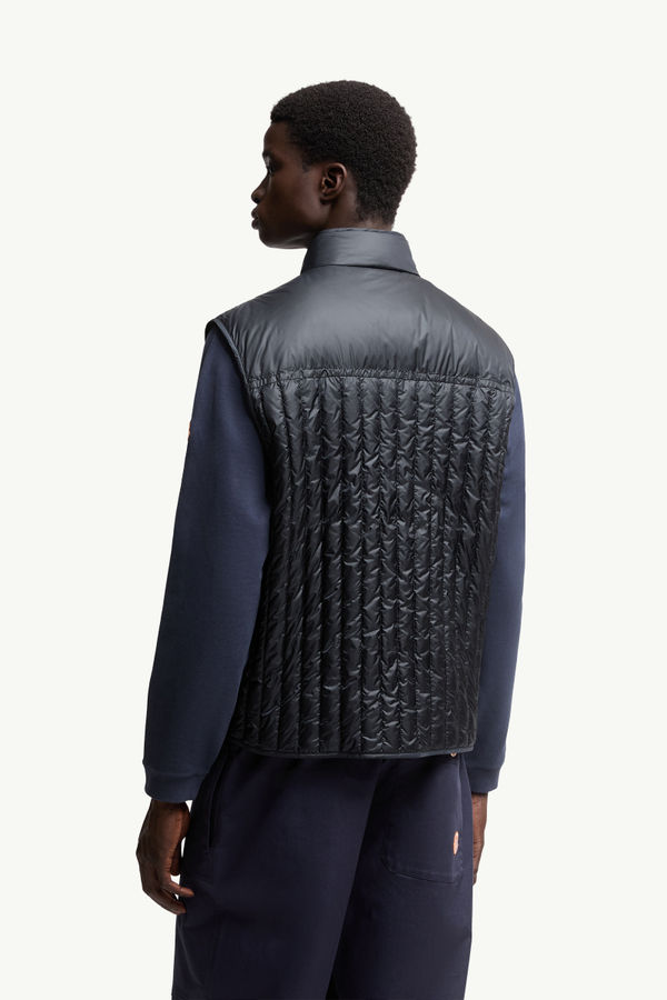 Moncler x Gilga Farm by Donald Glover Tangerine Daunenweste Herren Navyblau Moncler 4