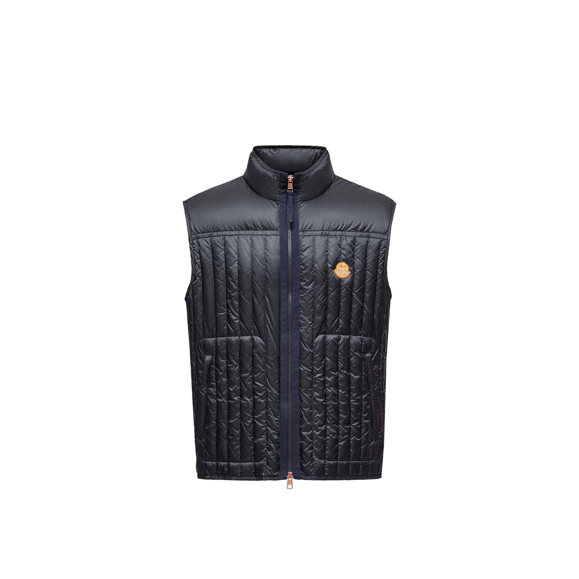 Moncler   X Gilga Farm By Donald Glover Tangerine Down Vest for Men in Blue, Size: 38