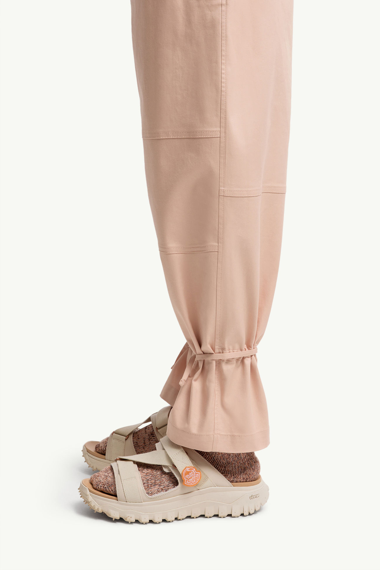 Moncler x Gilga Farm by Donald Glover Hose aus Baumwoll-Gabardine Herren Pfirsich-Pink Moncler 1