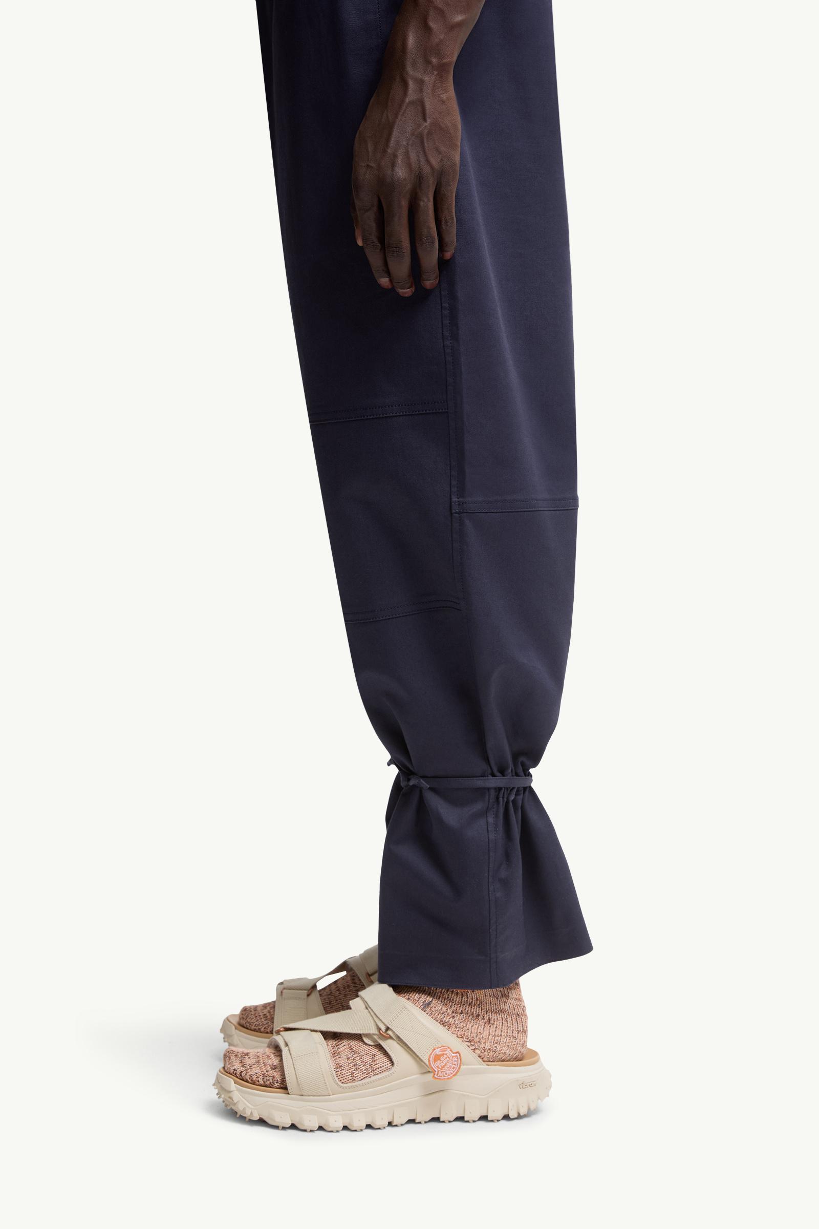 Moncler x Gilga Farm by Donald Glover Cotton Gabardine Trousers Men Navy Blue Moncler 1