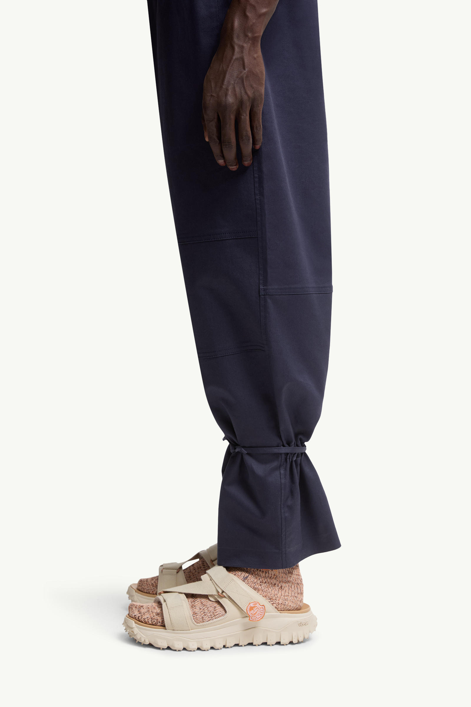 Moncler x Gilga Farm by Donald Glover Cotton Gabardine Trousers Men Navy Blue Moncler 1
