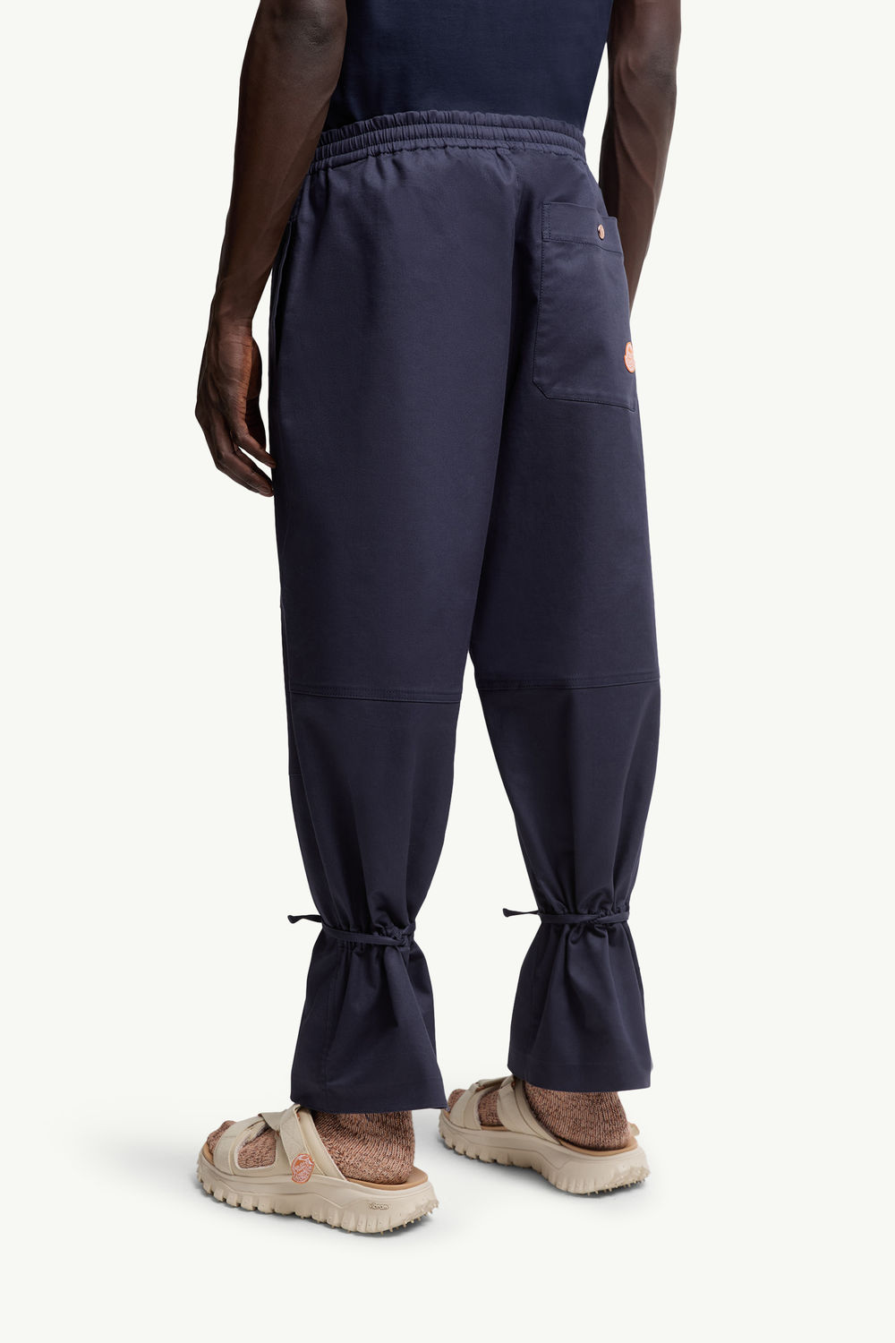 Moncler x Gilga Farm by Donald Glover Cotton Gabardine Trousers Men Navy Blue Moncler 4