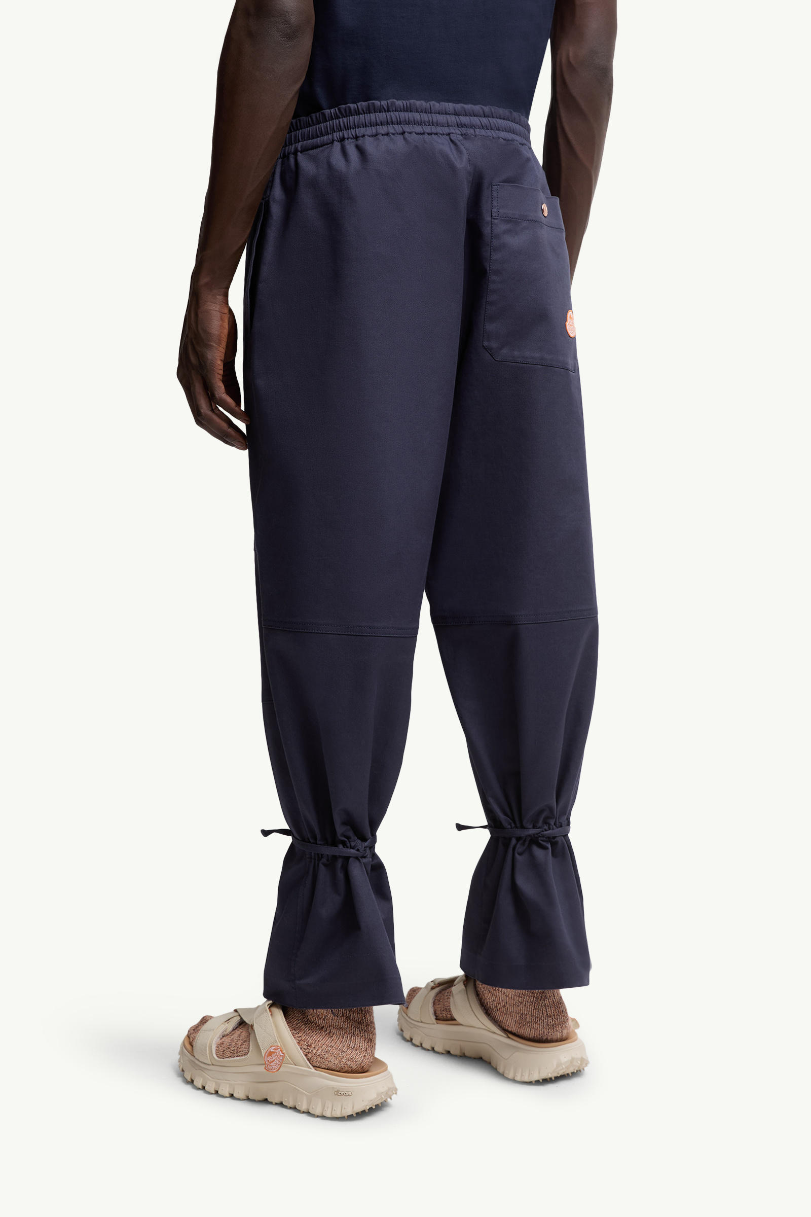 Moncler x Gilga Farm by Donald Glover Cotton Gabardine Trousers Men Navy Blue Moncler 4