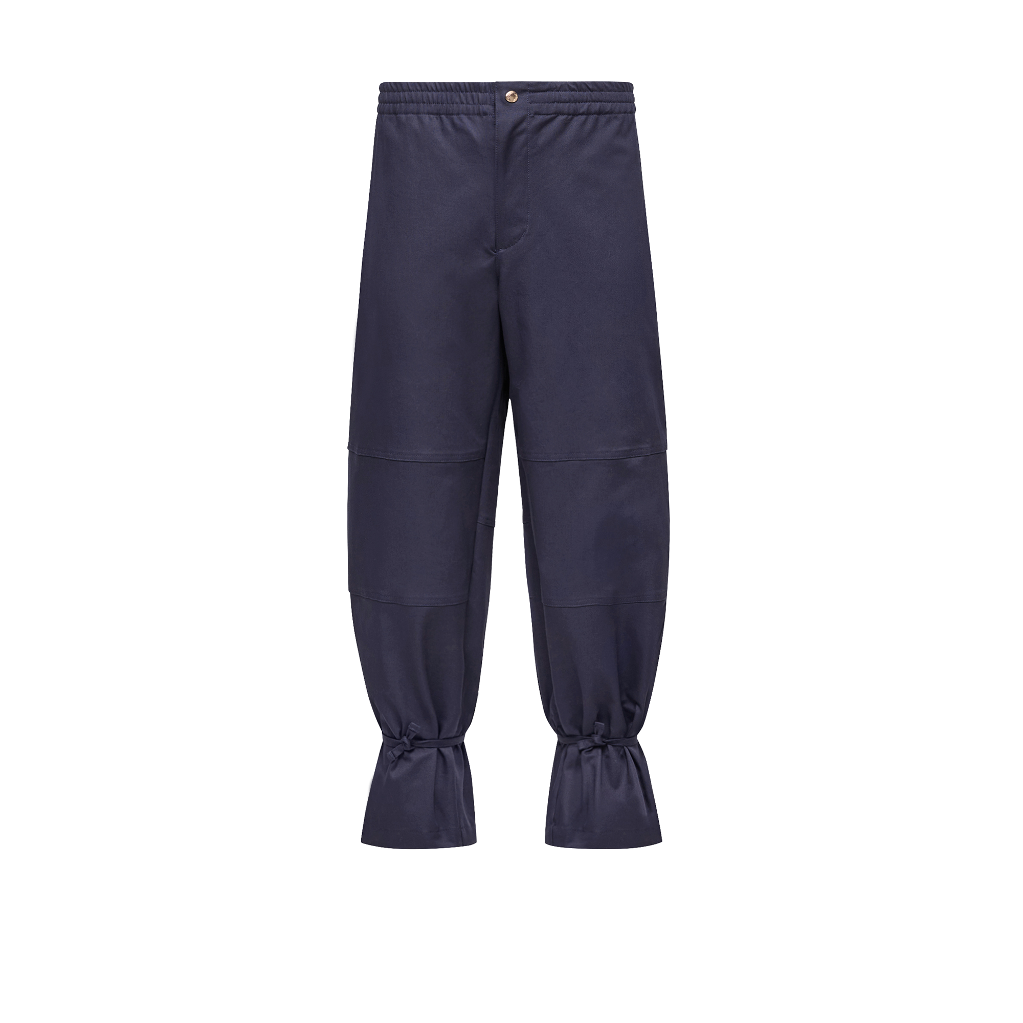 Moncler   X Gilga Farm By Donald Glover Cotton Gabardine Trousers for Men in Blue, Size: 46
